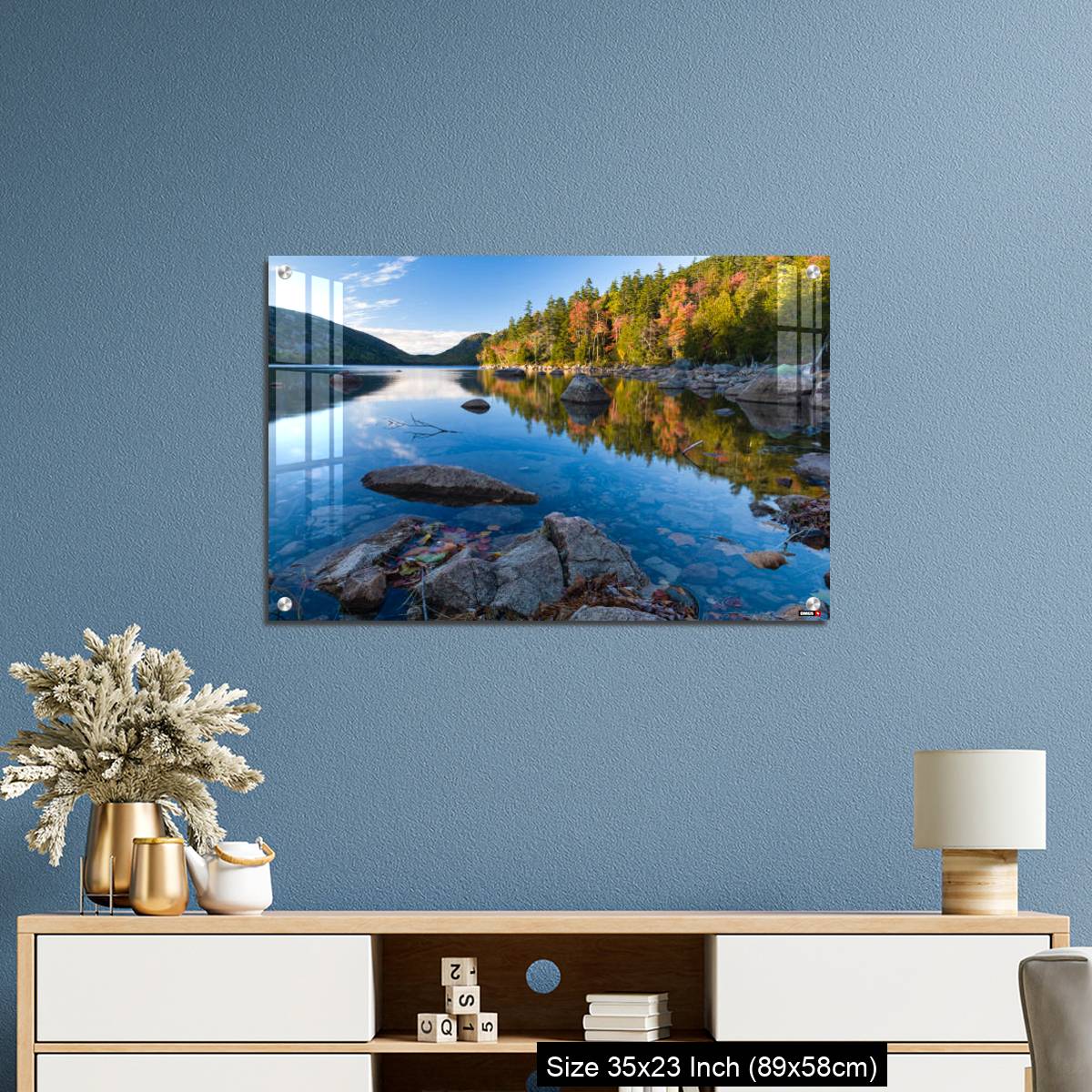 OMGs Acrylic Wall Decor – Autumn, Jordan Pond, Acadia National Park - Image 10