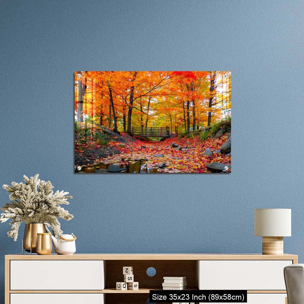 OMGs Acrylic Wall Decor – Beautiful fall foliage in the northeast USA - Image 10