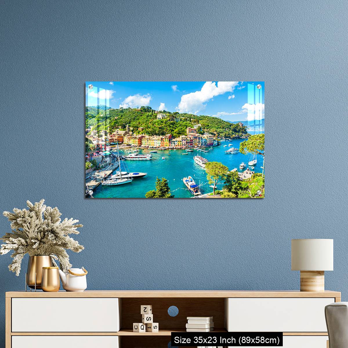 OMGs Acrylic Wall Decor – Beautiful view of Portofino, Liguria, Italy - Image 10