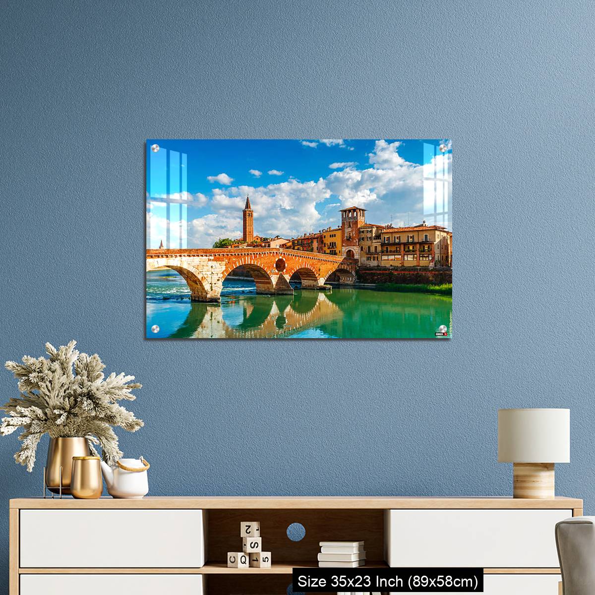 OMGs Acrylic Wall Decor – Bridge Ponte Pietra in Verona on Adige river - Image 10