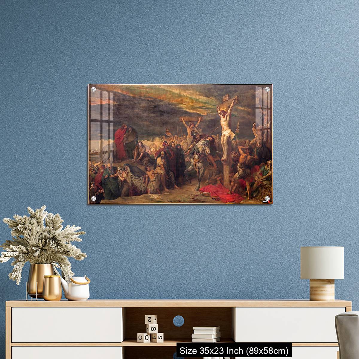 OMGs Acrylic Wall Decor – Brussels - The Crucifixion paint in st. Jacques church - Image 10