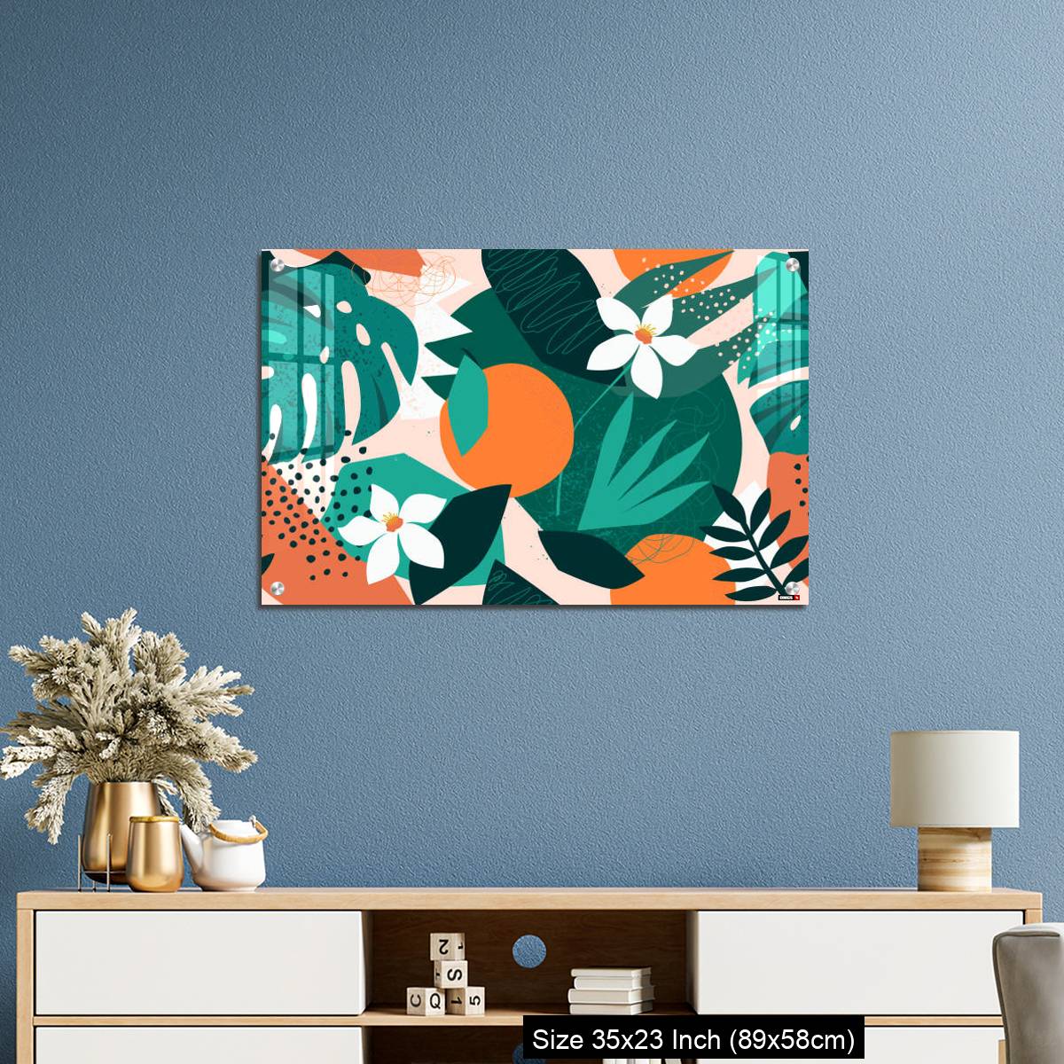 OMGs Acrylic Wall Decor – Collage contemporary floral seamless pattern - Image 10