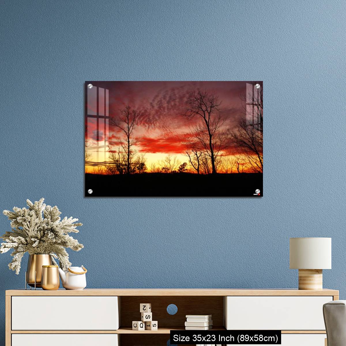 OMGs Acrylic Wall Decor – Sunset near Daniel boone national forest - Image 10