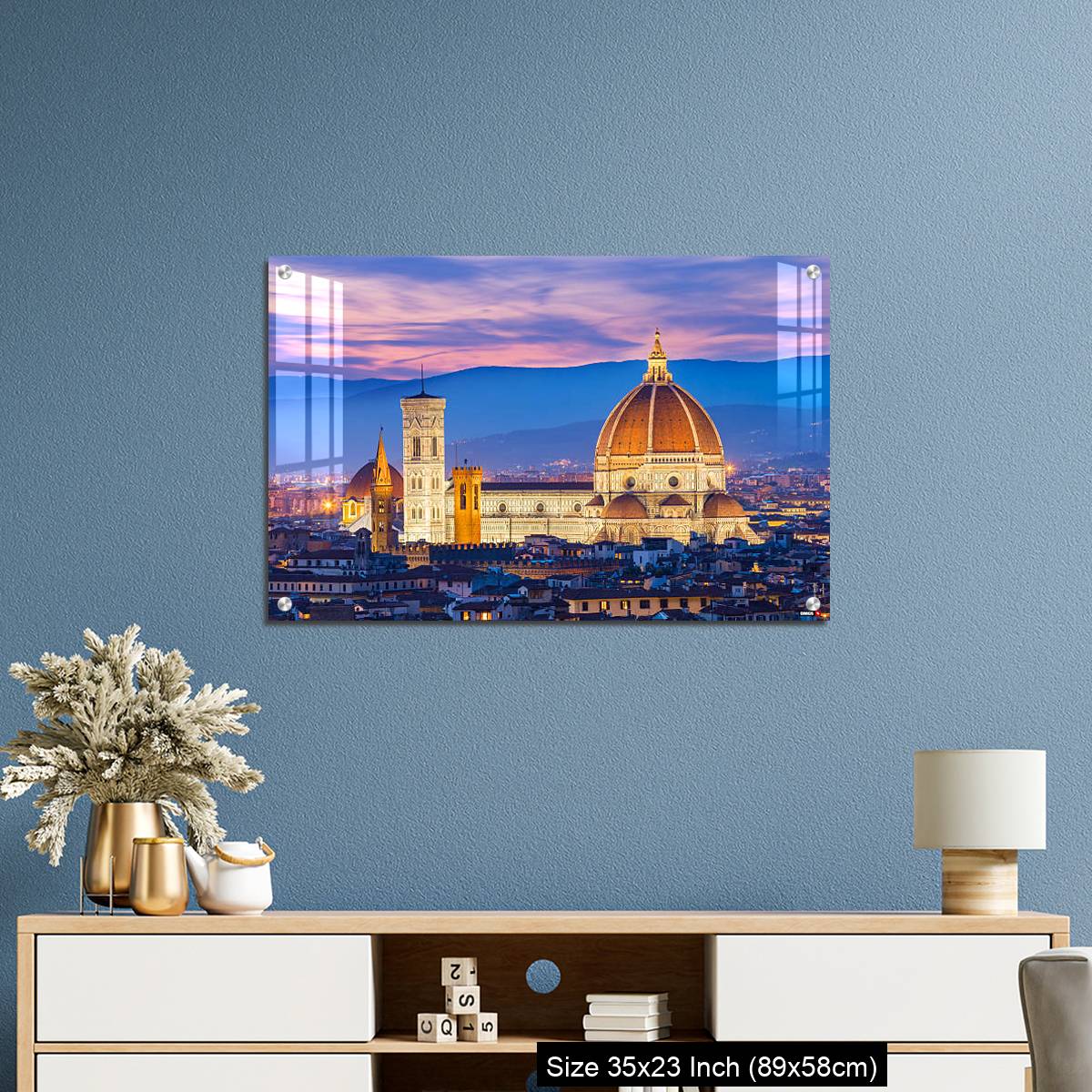 OMGs Acrylic Wall Decor – The twilight of Florence in Tuscany, Italy - Image 10