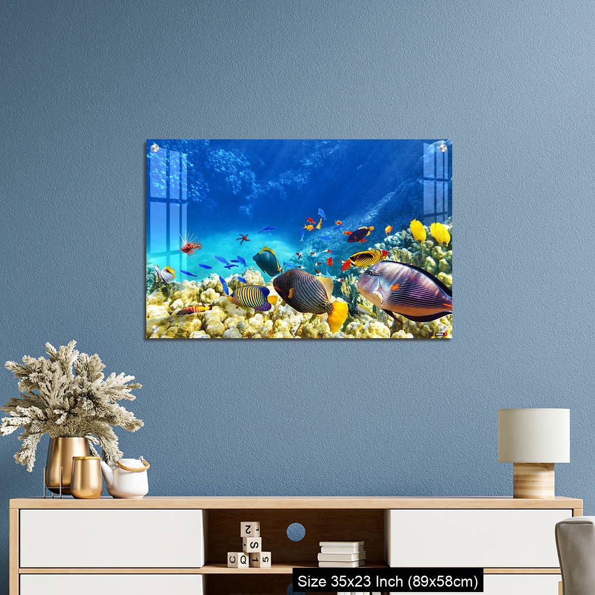 OMGs Acrylic Wall Decor – Underwater world with corals and tropical fish. - Image 10