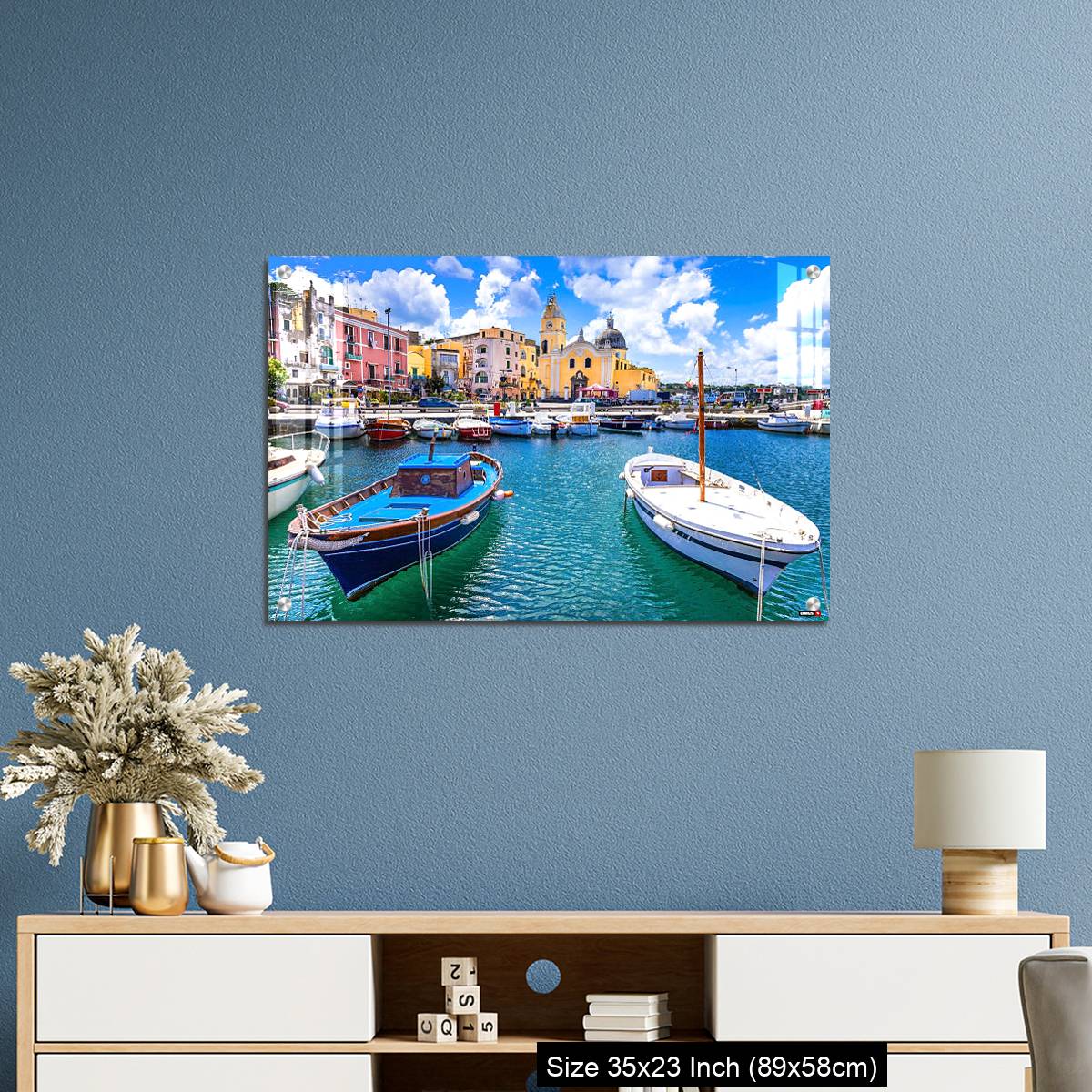 OMGs Acrylic Wall Decor – colorful Procida island in Campania, Italy - Image 10