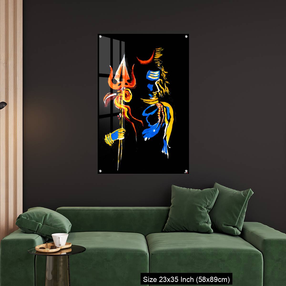 OMGs Acrylic Wall Decor – Lord Shiva with his trishul - Image 11