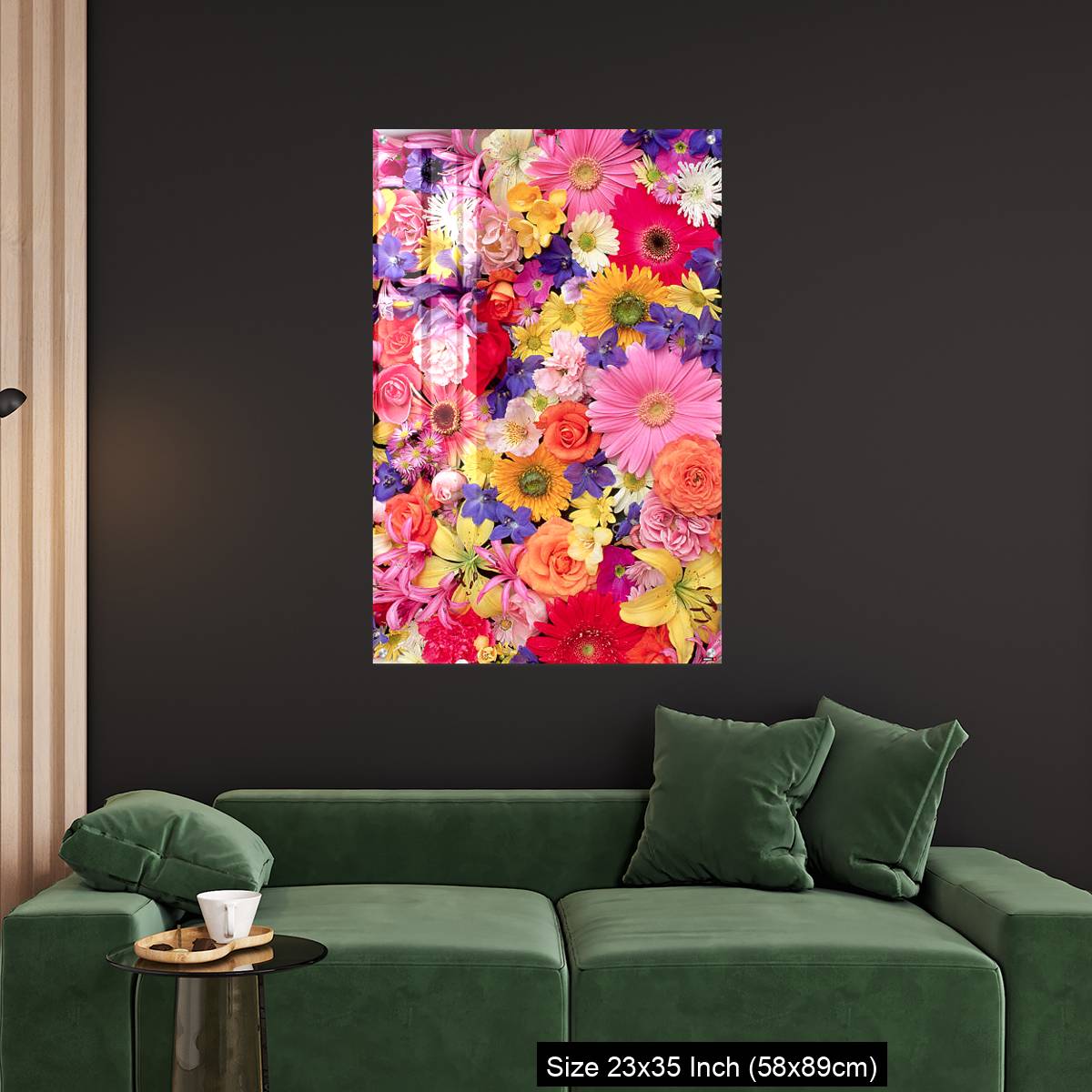 OMGs Acrylic Wall Decor – Colorful Flower Montage - Image 11