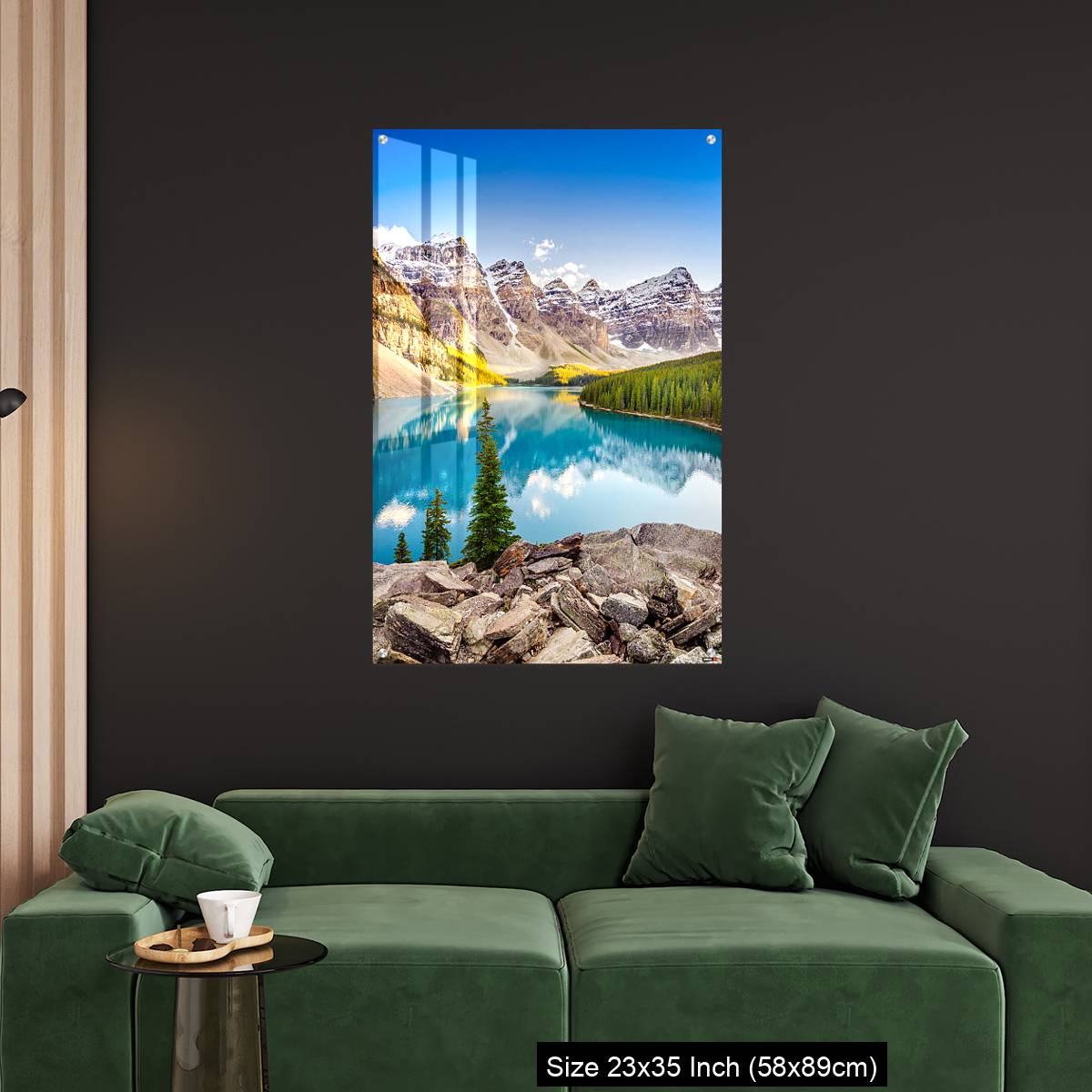 OMGs Acrylic Wall Decor – Landscape view of Moraine lake in Canadian Rocky Mountains - Image 11