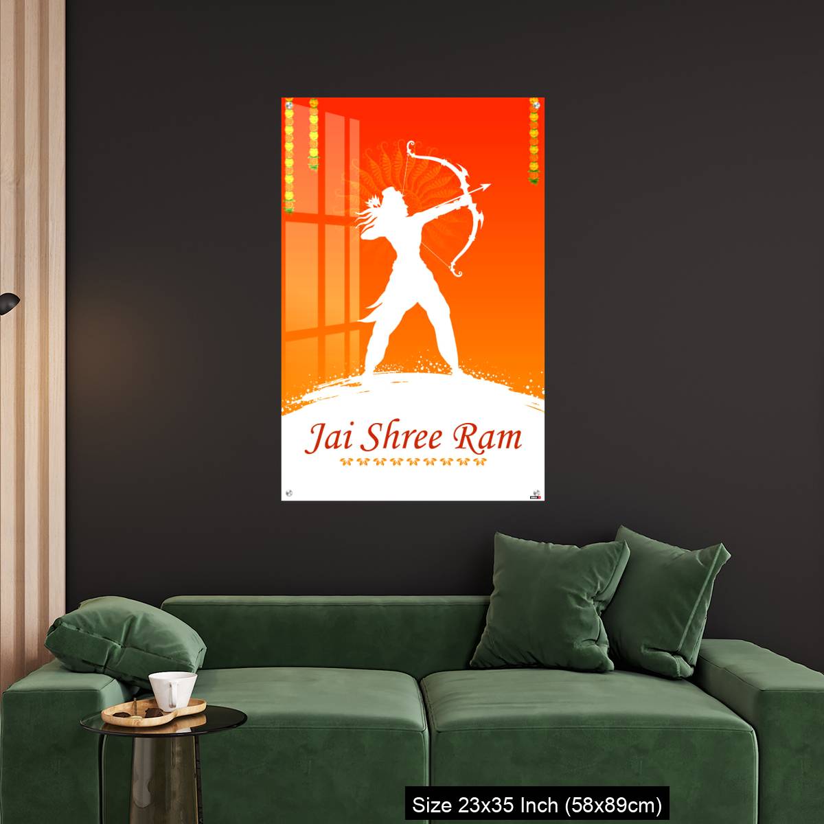 OMGs Acrylic Wall Decor – Lord Rama with bow arrow - Image 11