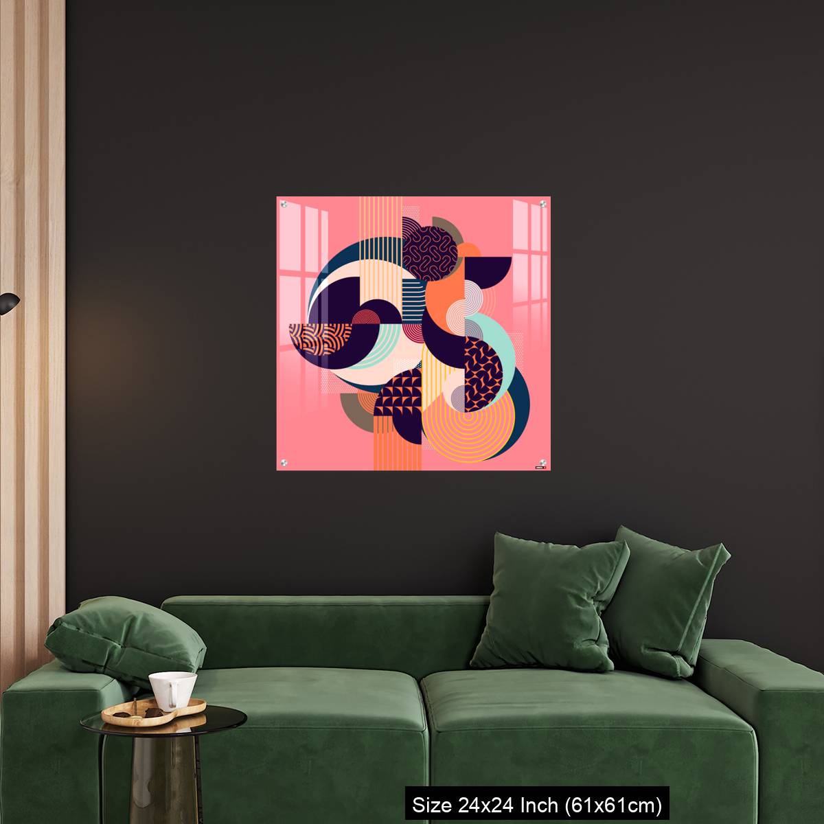 OMGs Acrylic Wall Decor – Abstract art colorful geometric composition. - Image 11