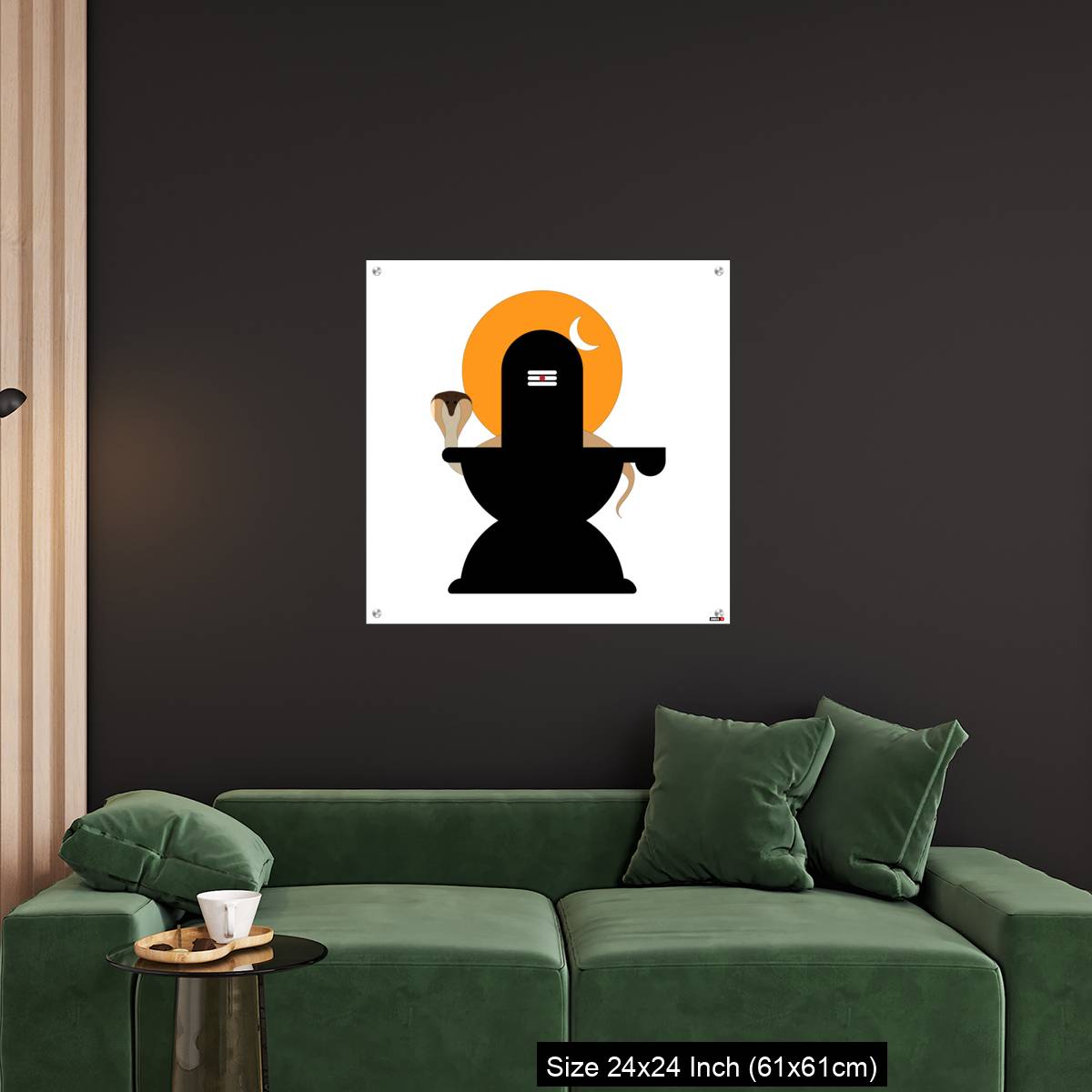 OMGs Acrylic Wall Decor – Shiva Lingam  with snake - Image 11