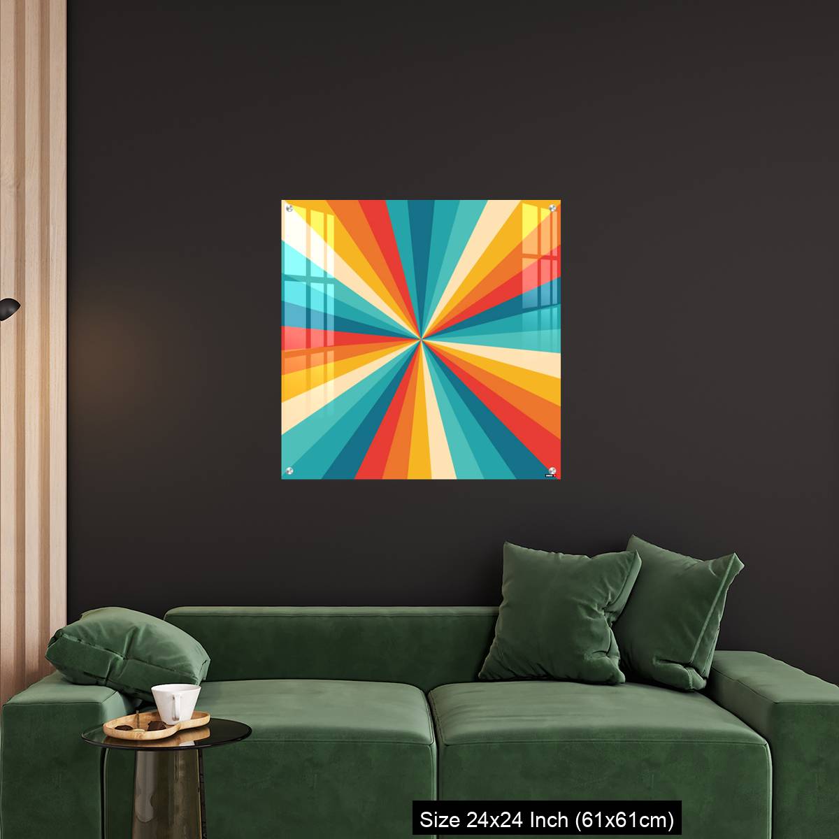 OMGs Acrylic Wall Decor – Sunburst Retro - Image 11