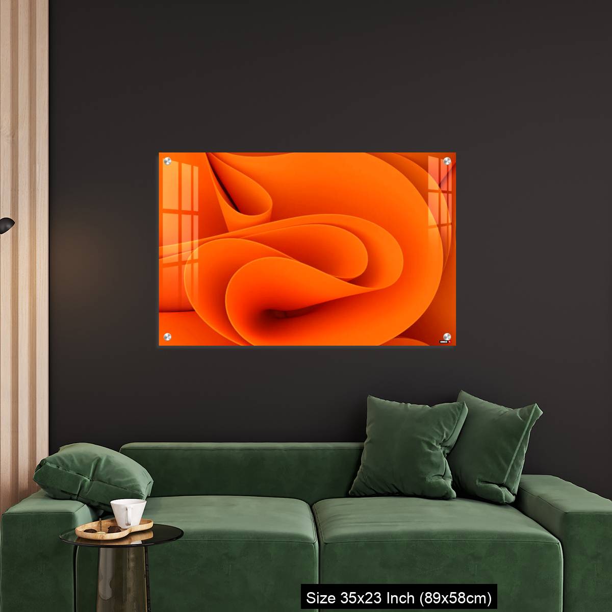 OMGs Acrylic Wall Decor – Wavy swirly fabric. - Image 11