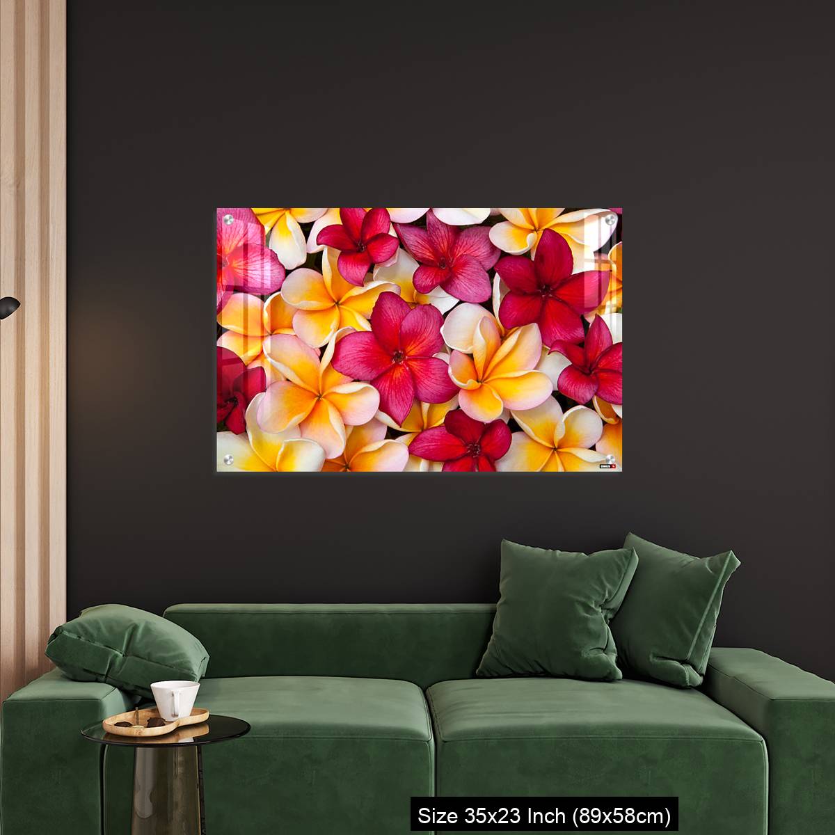OMGs Acrylic Wall Decor – Colorful Pulmeria (or Frangipani) flowers - Image 11