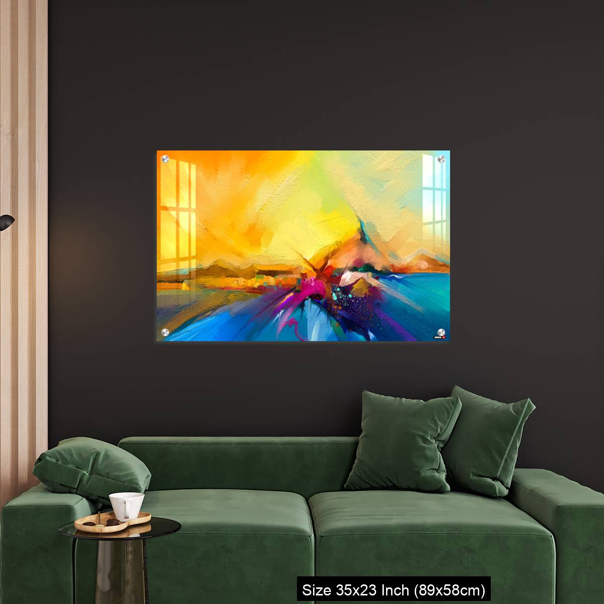 OMGs Acrylic Wall Decor – Colorful oil painting on canvas texture. - Image 11