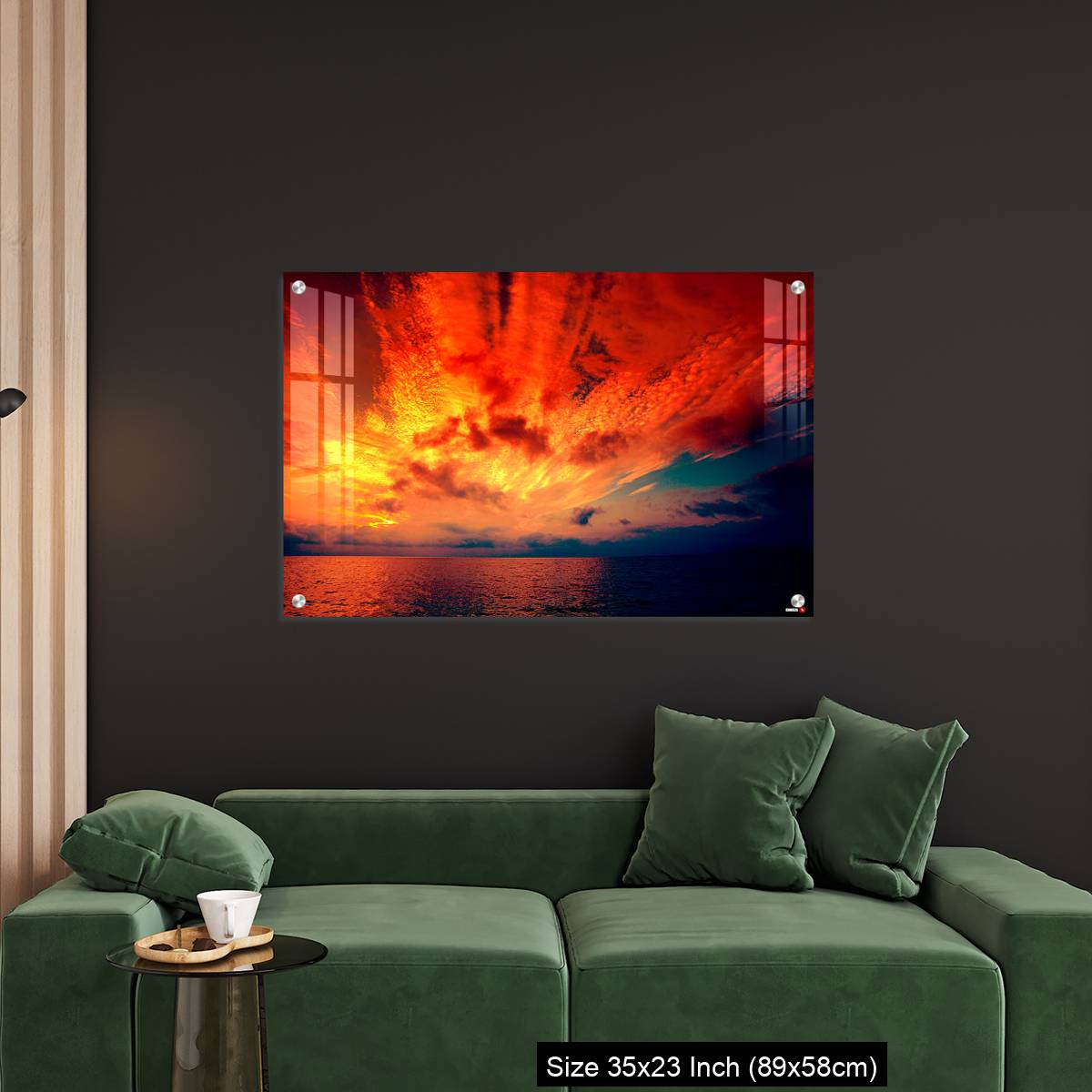 OMGs Acrylic Wall Decor – Early morning, burned sunrise over sea - Image 11