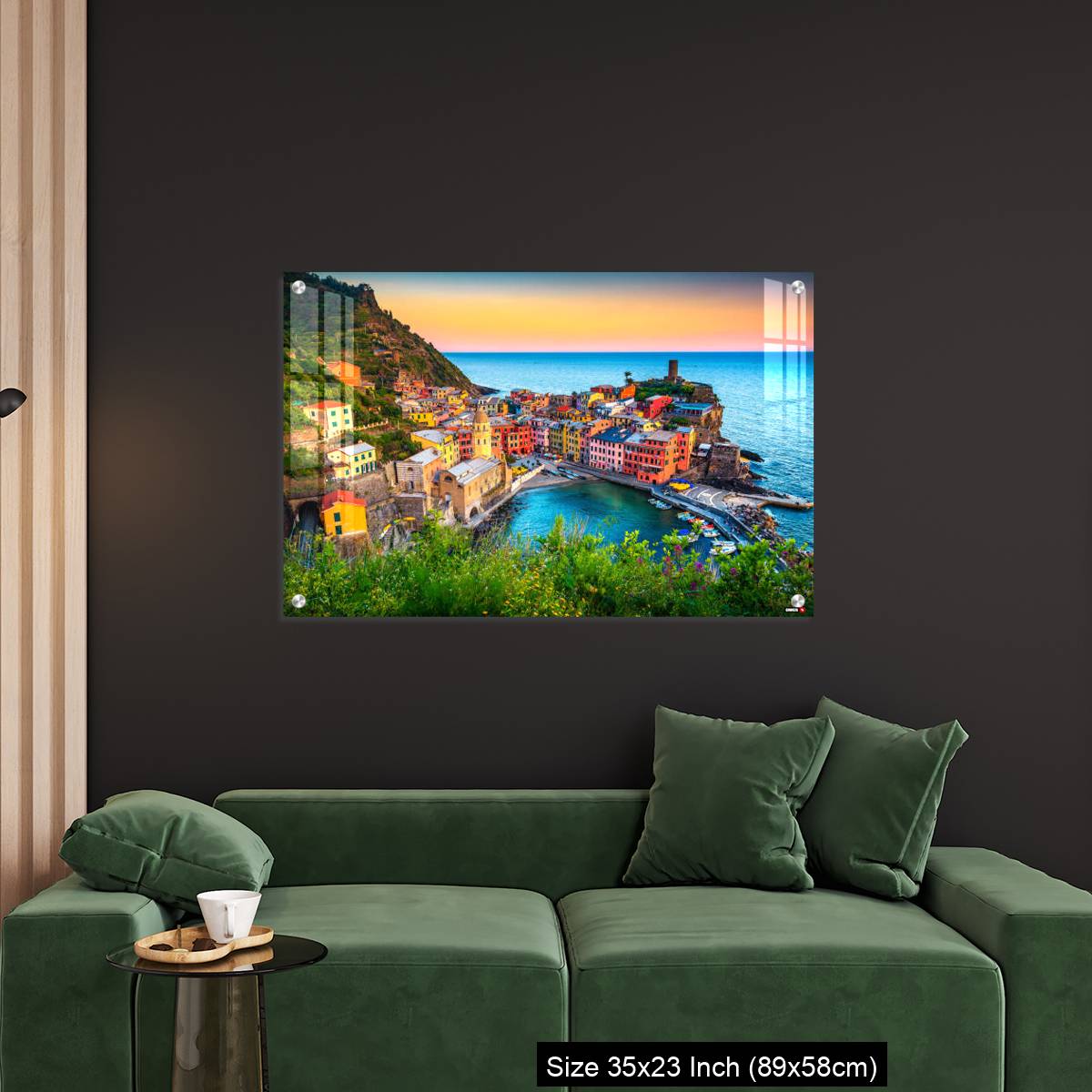 OMGs Acrylic Wall Decor – Famous touristic town of Liguria with beaches and colorful houses - Image 11