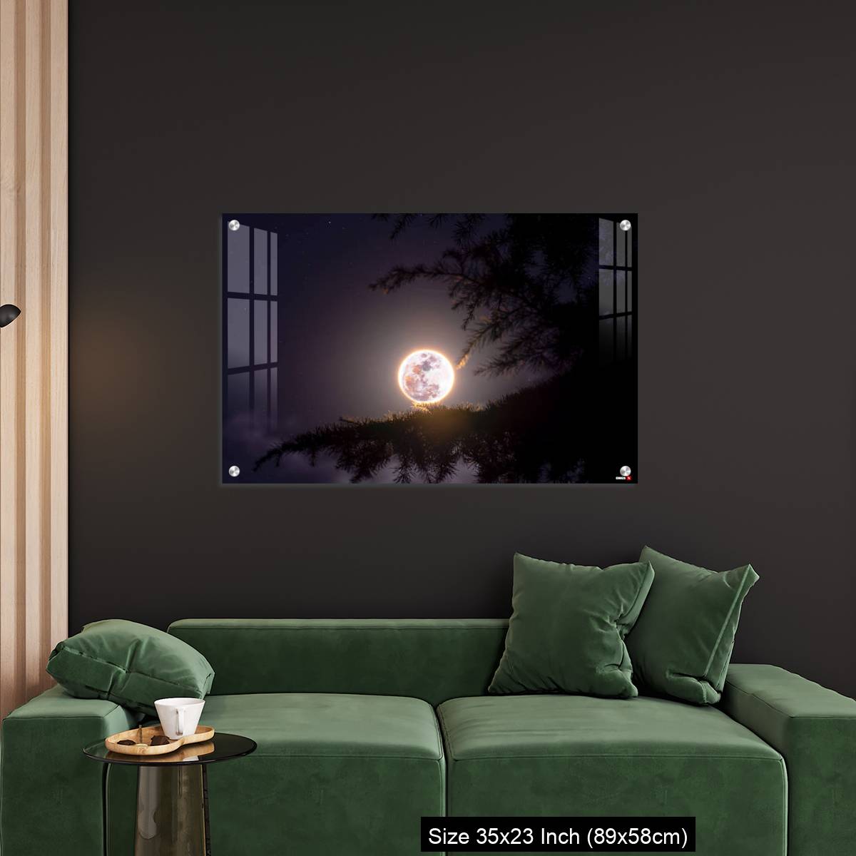 OMGs Acrylic Wall Decor – February's full Moon - The Snow Moon - Image 11