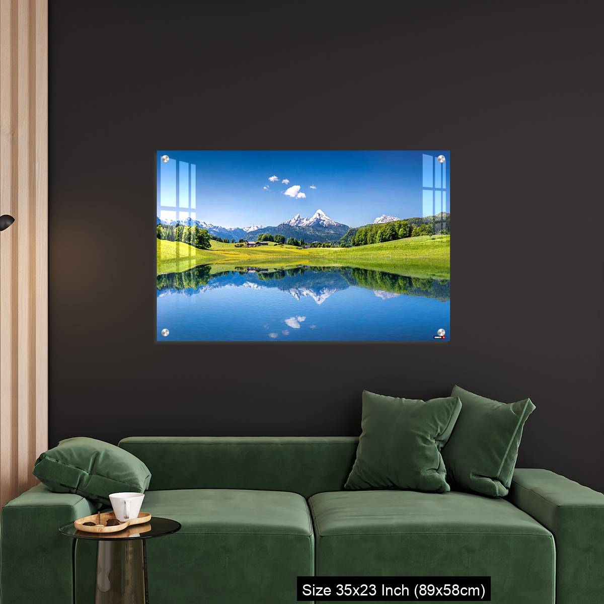 OMGs Acrylic Wall Decor – Idyllic summer landscape with mountain lake in the Alps - Image 11