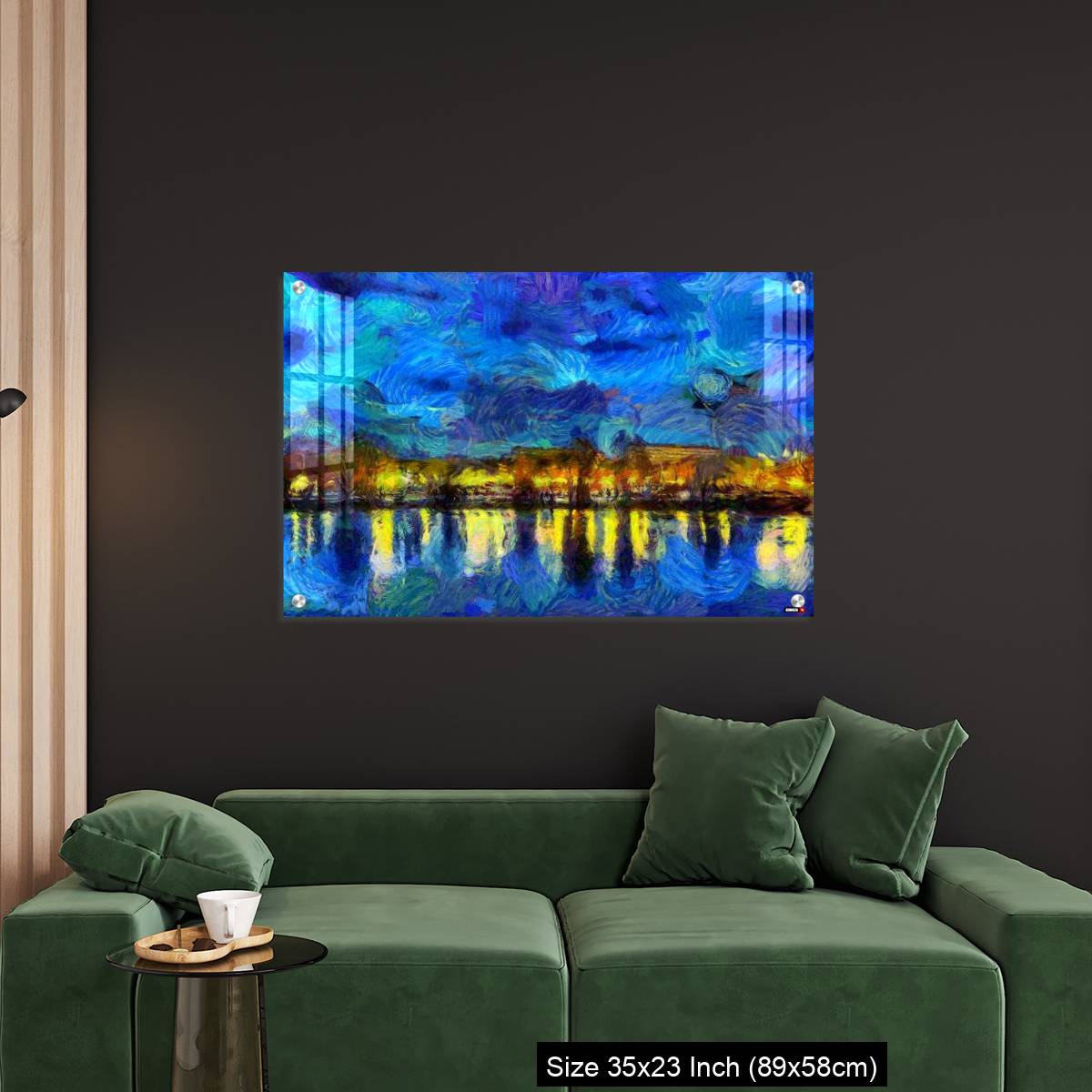 OMGs Acrylic Wall Decor – Oil painting - cityscape. Modern digital art, impressionism technique - Image 11