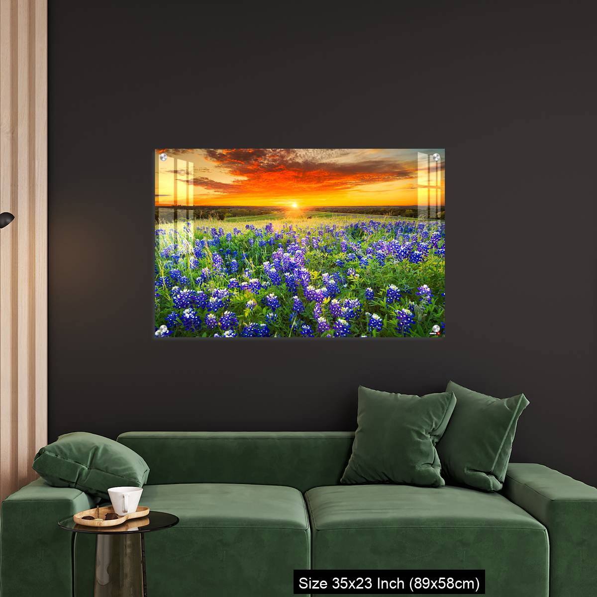 OMGs Acrylic Wall Decor – Sunset on Sugar Ridge Road, Ennis, TX - Image 11