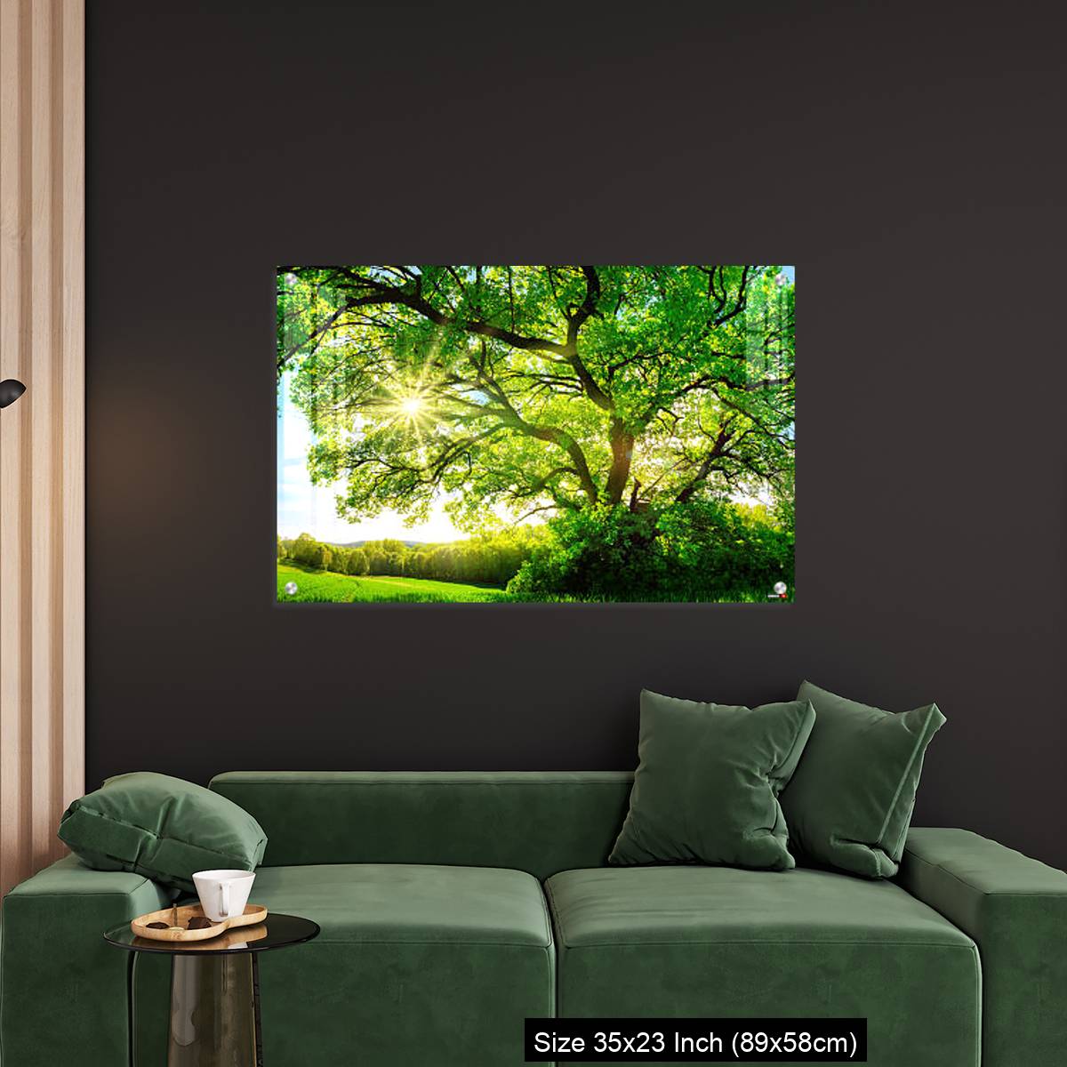 OMGs Acrylic Wall Decor – The sun shining through a majestic oak tree - Image 11