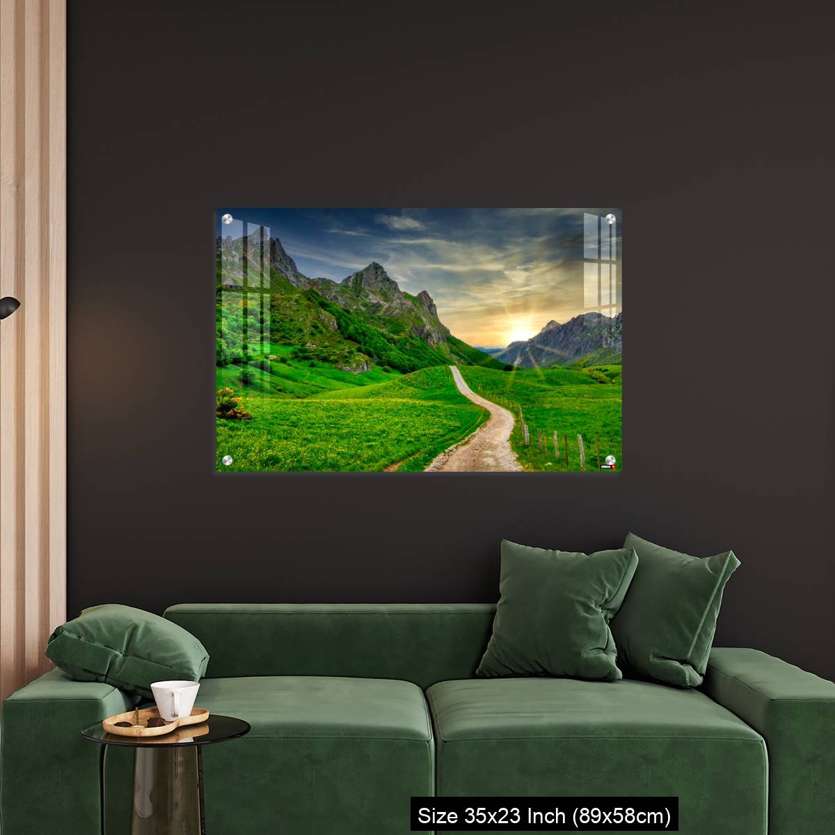 OMGs Acrylic Wall Decor – Track and mountains in Valle del Lago, Somiedo Nature Park, Asturias, Spain - Image 11