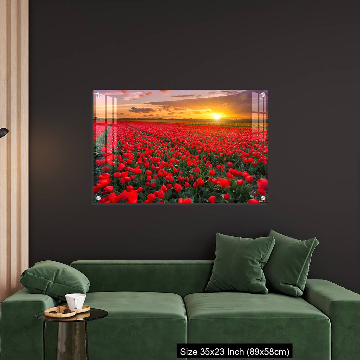 OMGs Acrylic Wall Decor – Tulip fields at sunset in the Netherlands - Image 11