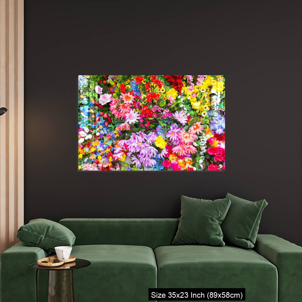 OMGs Acrylic Wall Decor – Various color flower background wall - Image 11