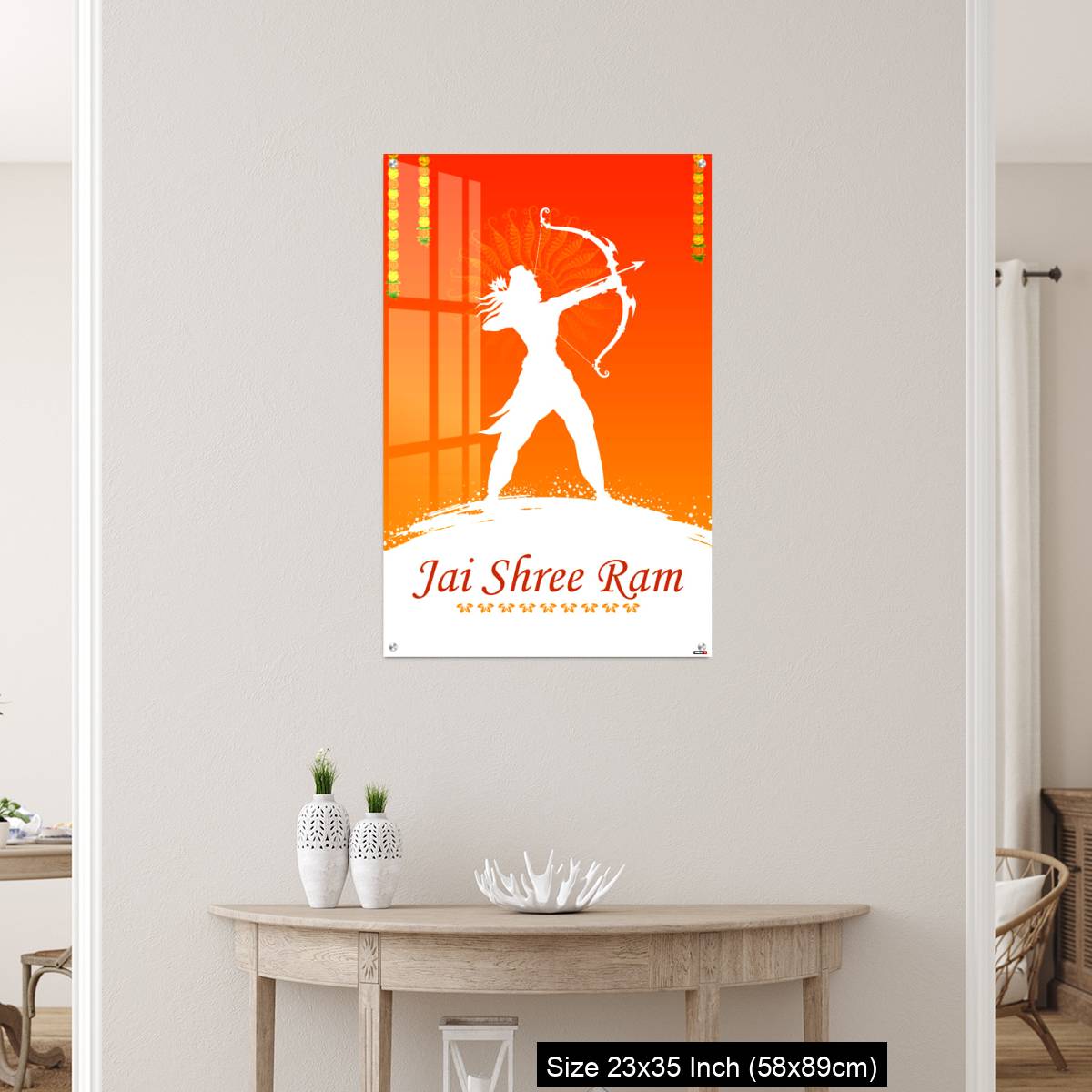 OMGs Acrylic Wall Decor – Lord Rama with bow arrow - Image 12