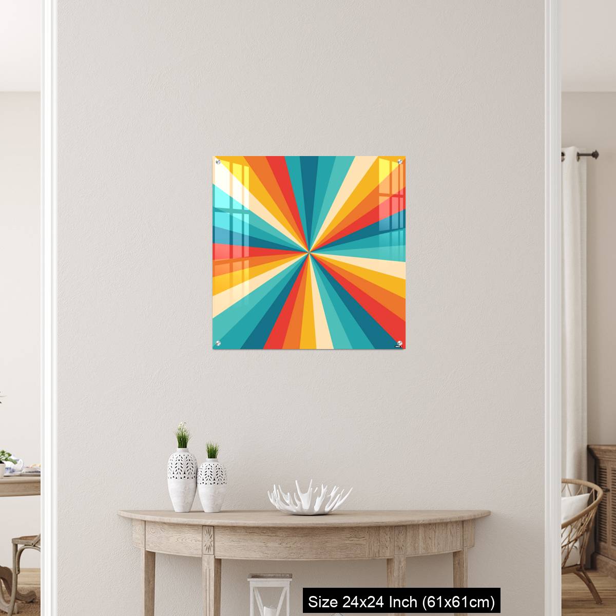 OMGs Acrylic Wall Decor – Sunburst Retro - Image 12