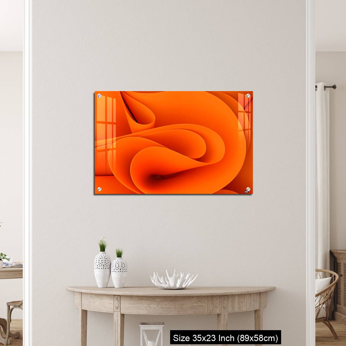 OMGs Acrylic Wall Decor – Wavy swirly fabric. - Image 12