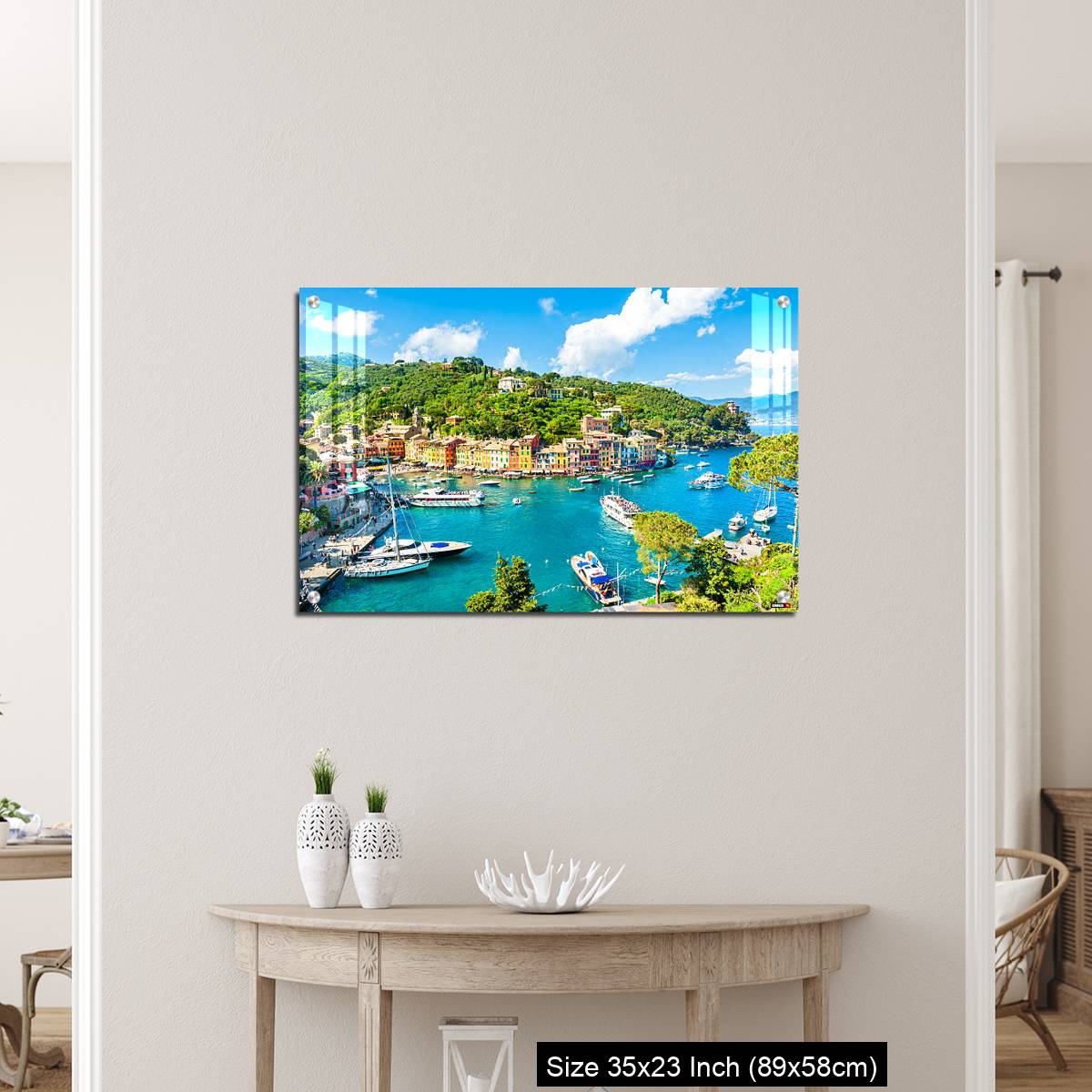 OMGs Acrylic Wall Decor – Beautiful view of Portofino, Liguria, Italy - Image 12