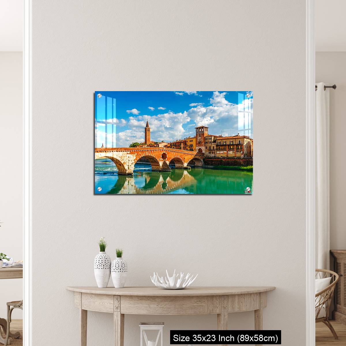 OMGs Acrylic Wall Decor – Bridge Ponte Pietra in Verona on Adige river - Image 12