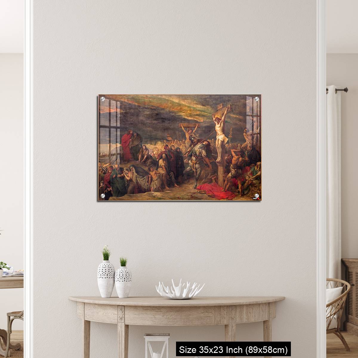 OMGs Acrylic Wall Decor – Brussels - The Crucifixion paint in st. Jacques church - Image 12