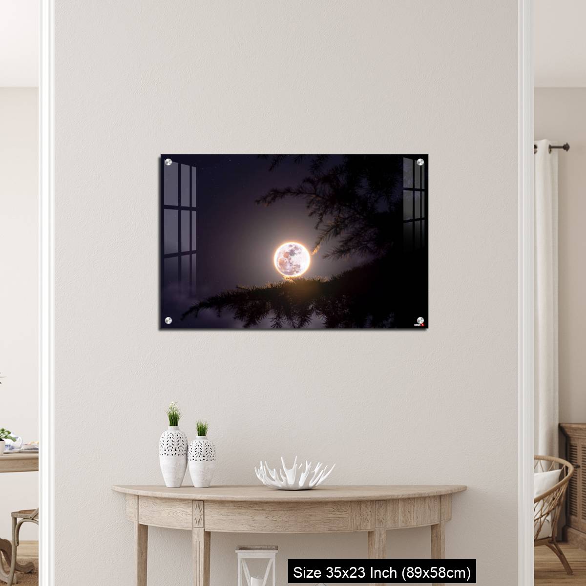 OMGs Acrylic Wall Decor – February's full Moon - The Snow Moon - Image 12