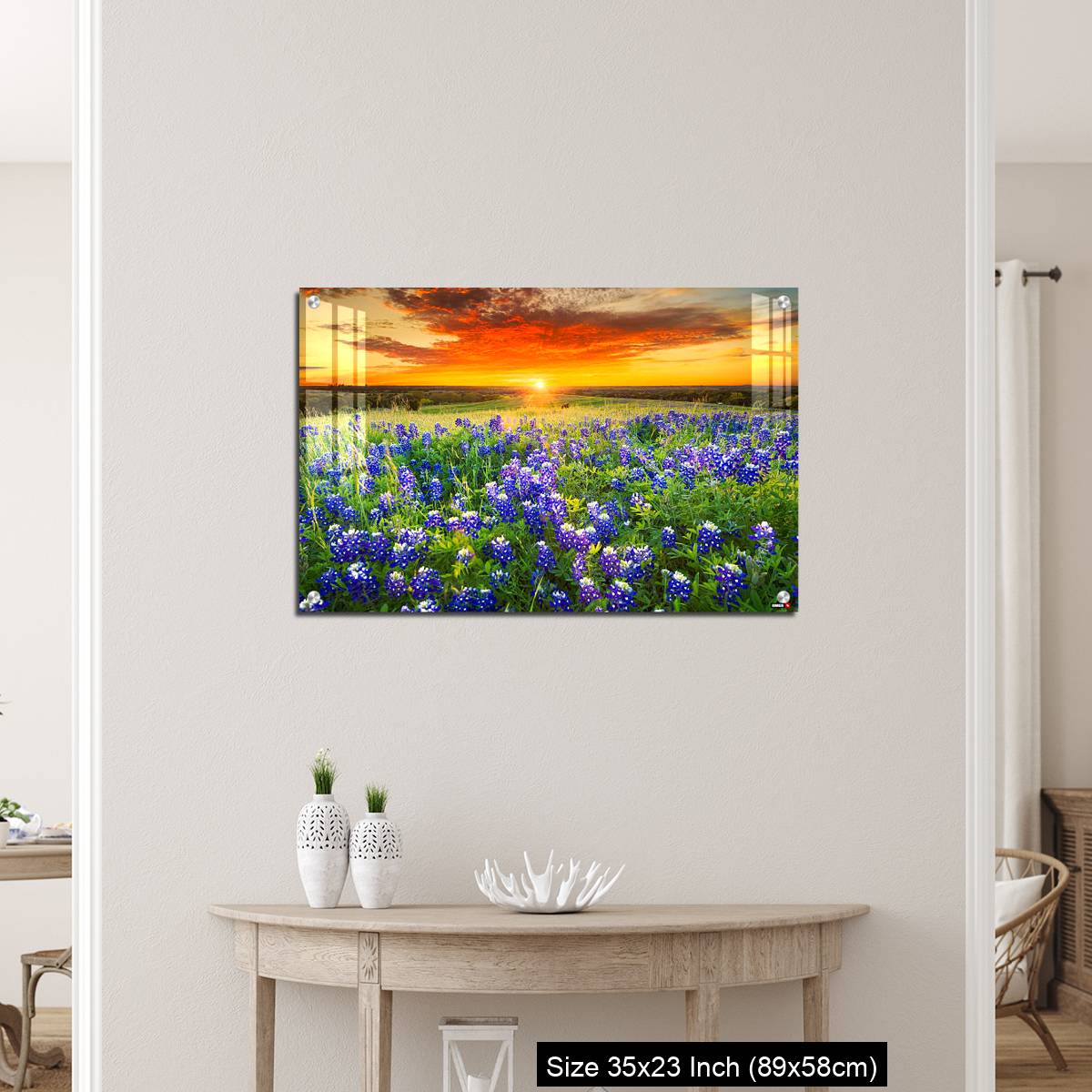 OMGs Acrylic Wall Decor – Sunset on Sugar Ridge Road, Ennis, TX - Image 12