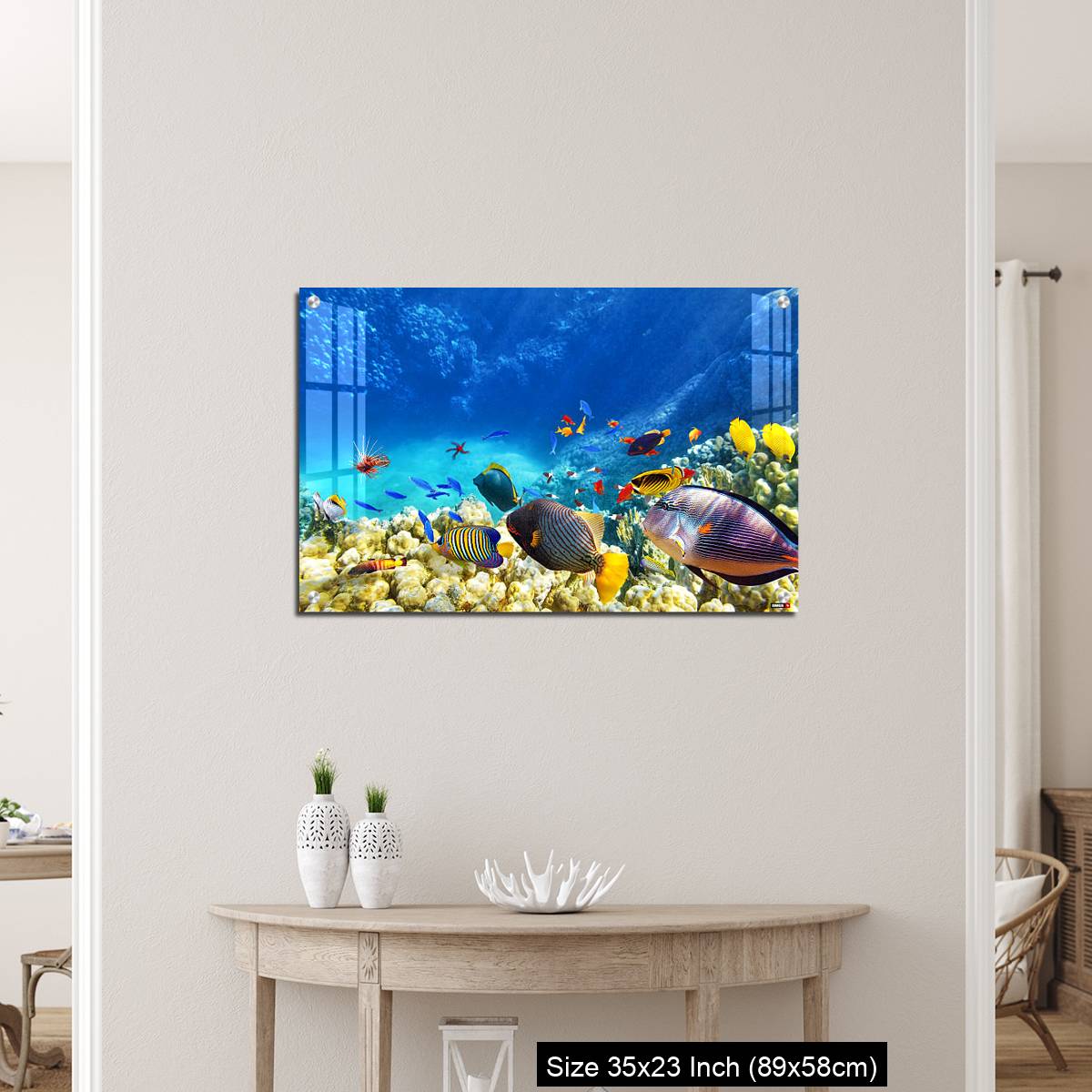OMGs Acrylic Wall Decor – Underwater world with corals and tropical fish. - Image 12