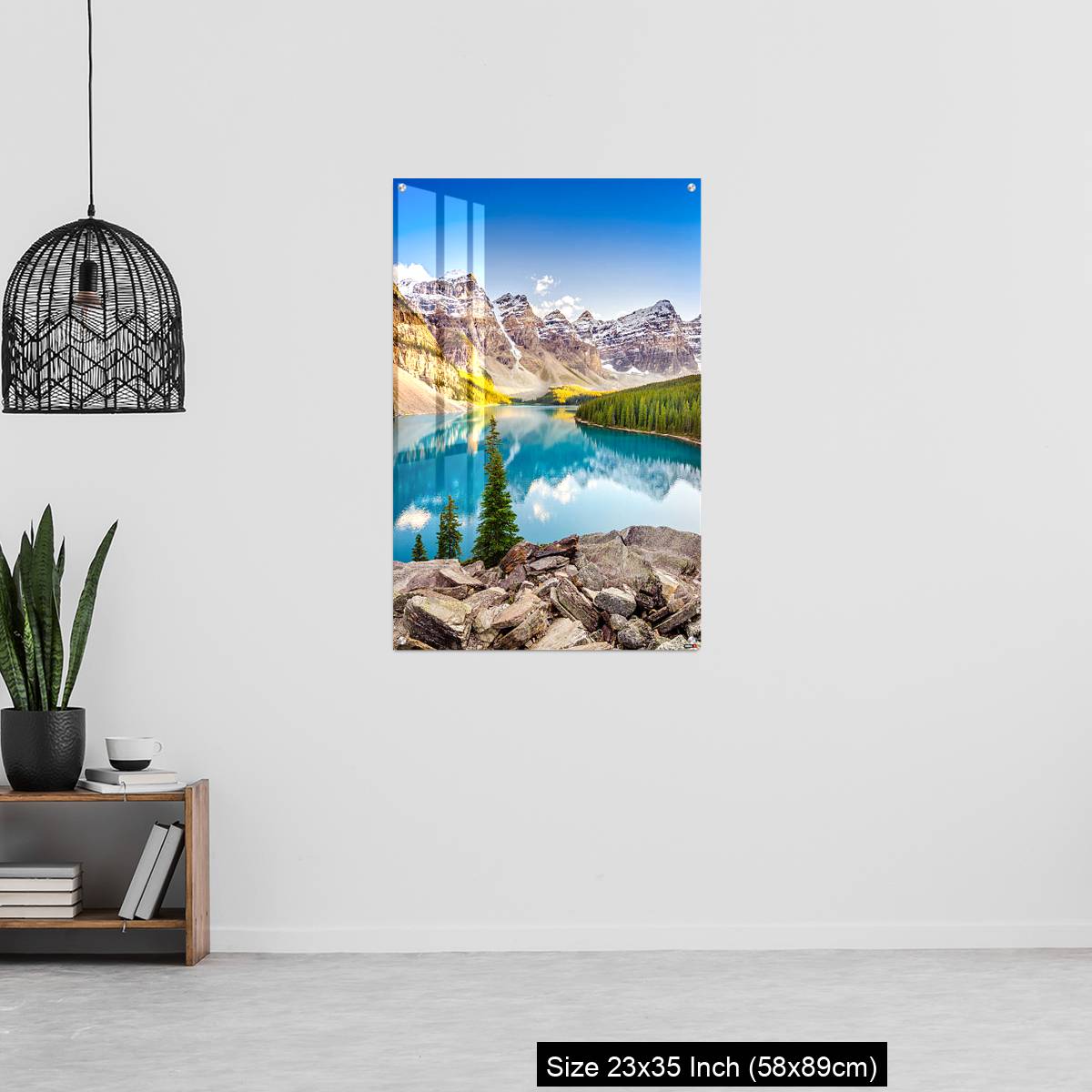 OMGs Acrylic Wall Decor – Landscape view of Moraine lake in Canadian Rocky Mountains - Image 13
