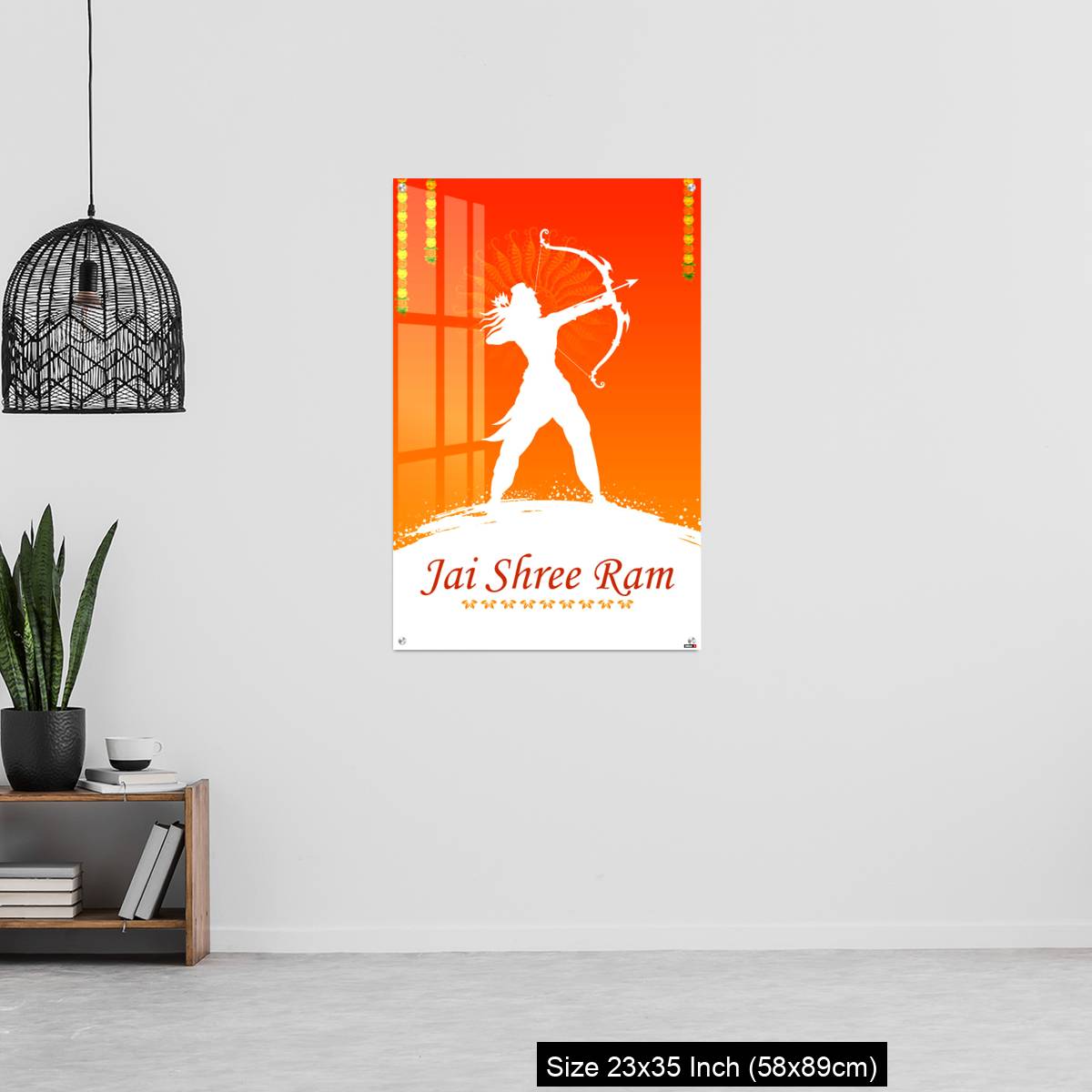 OMGs Acrylic Wall Decor – Lord Rama with bow arrow - Image 13