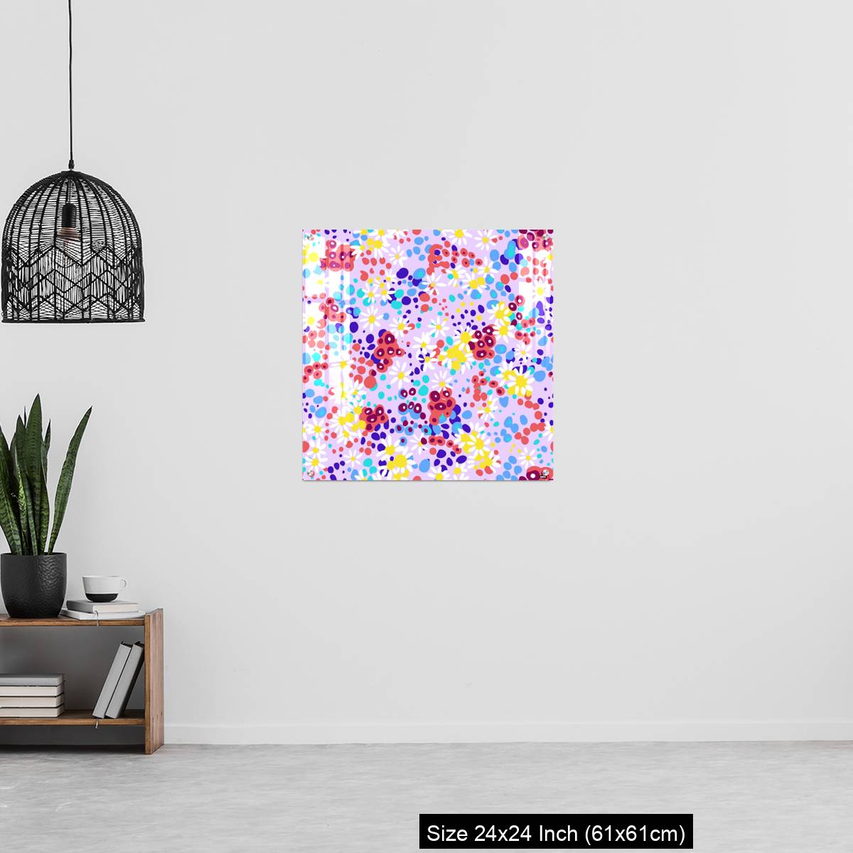 OMGs Acrylic Wall Decor – Bright nature summer floral background - Image 13