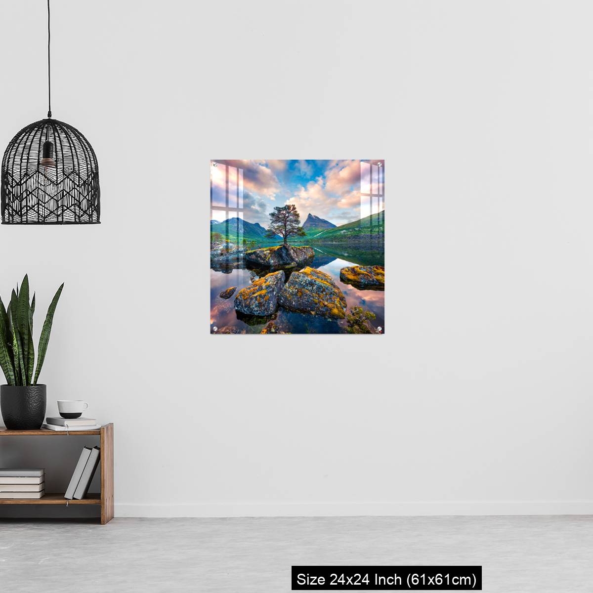 OMGs Acrylic Wall Decor – Fantastic summer sunrise on the Innerdalsvatna lake - Image 13