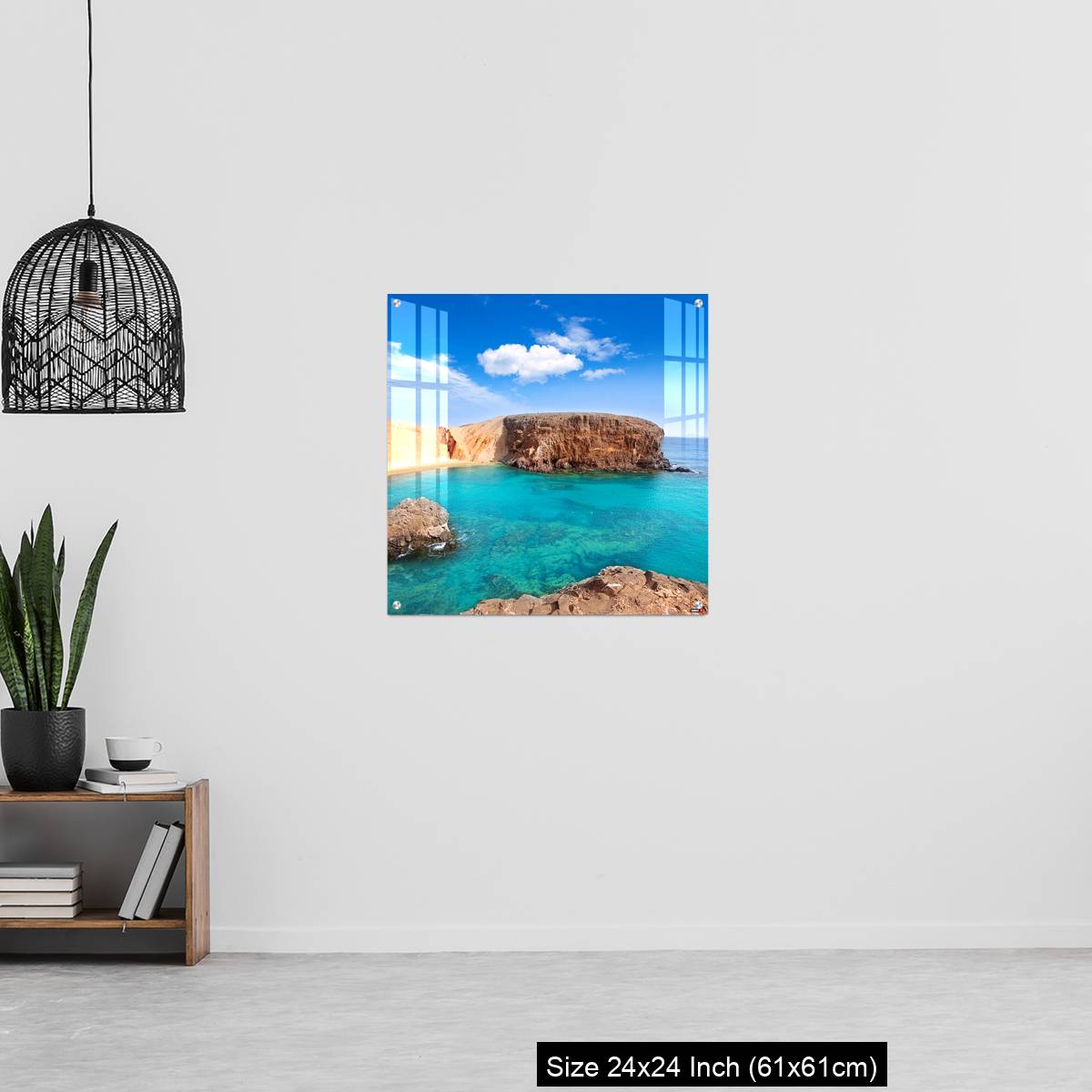 OMGs Acrylic Wall Decor – Lanzarote El Papagayo Playa Beach in Canaries - Image 13