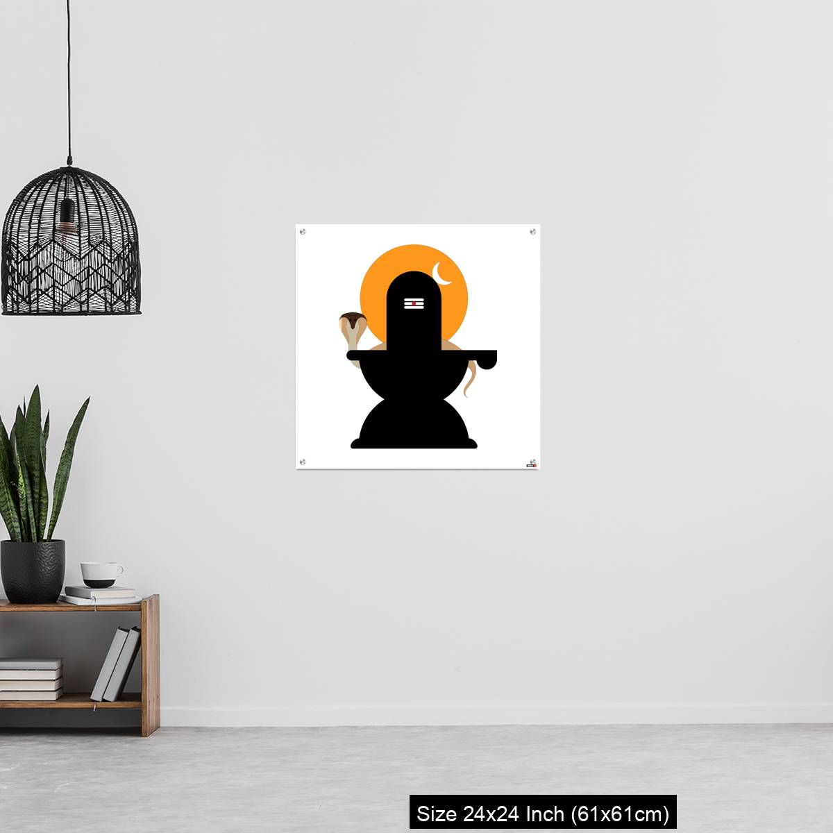 OMGs Acrylic Wall Decor – Shiva Lingam  with snake - Image 13