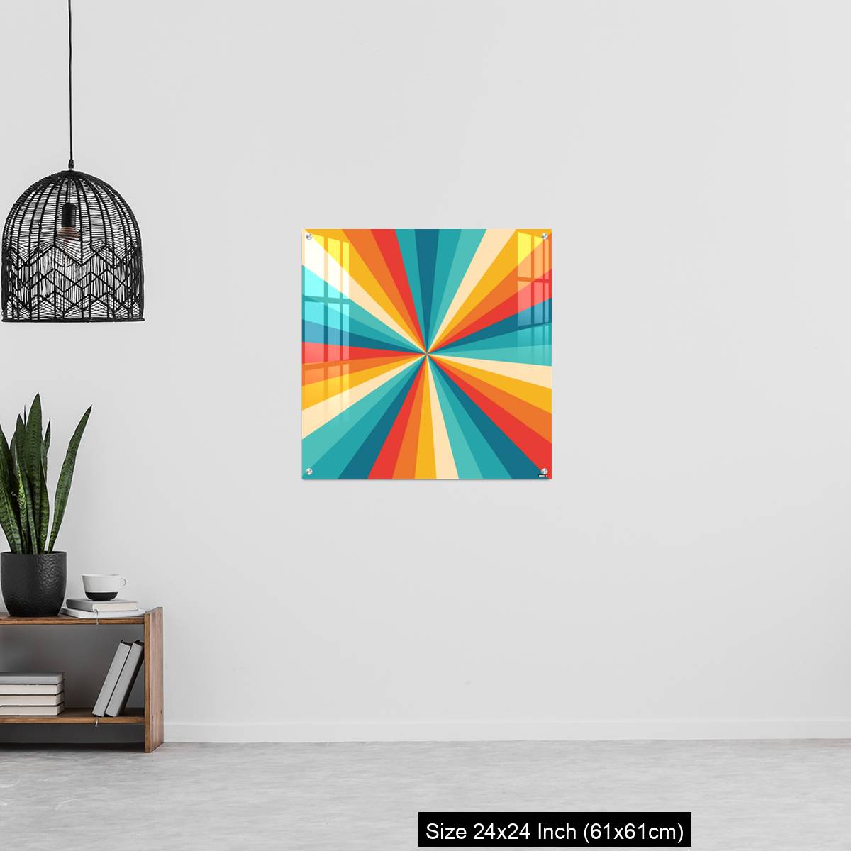 OMGs Acrylic Wall Decor – Sunburst Retro - Image 13
