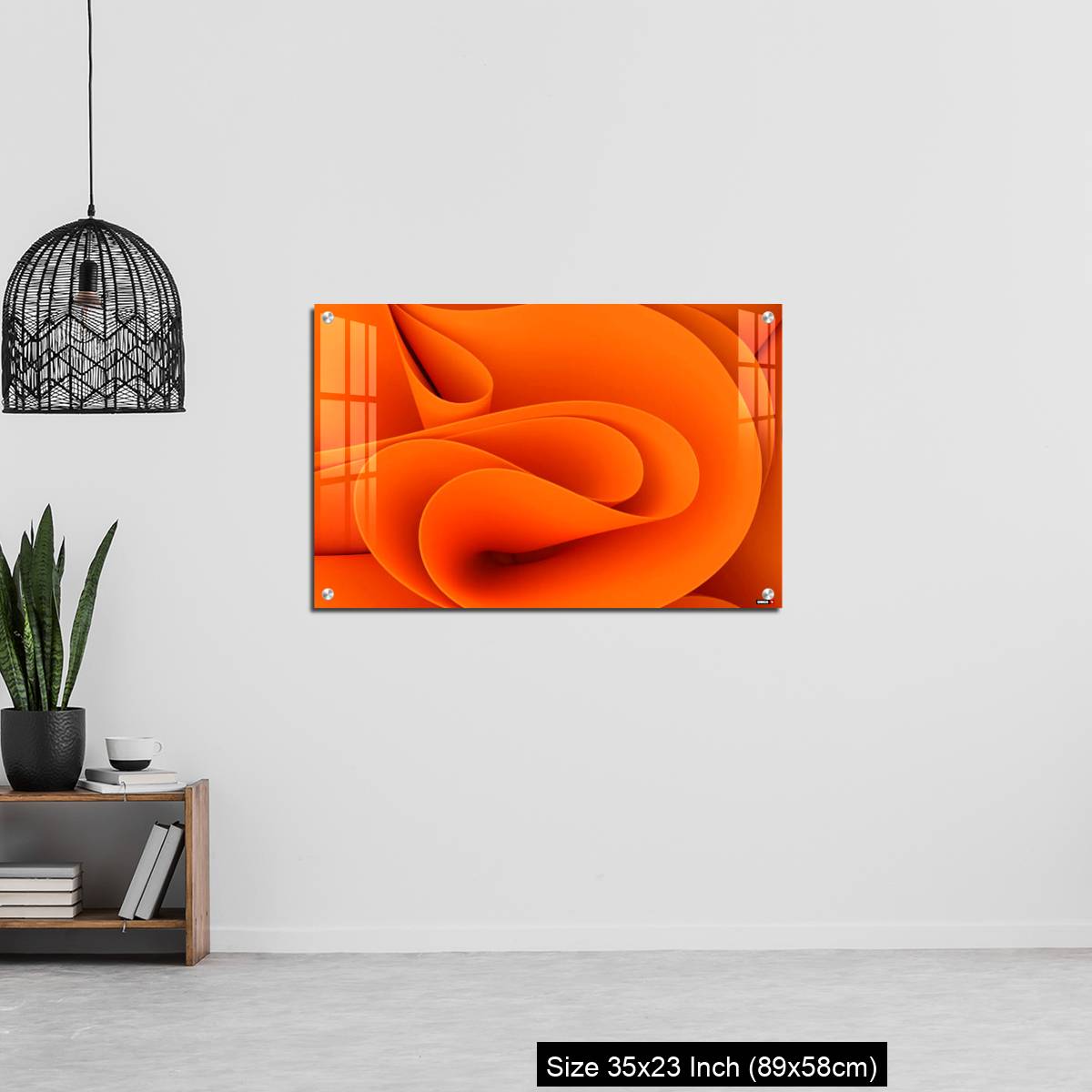 OMGs Acrylic Wall Decor – Wavy swirly fabric. - Image 13