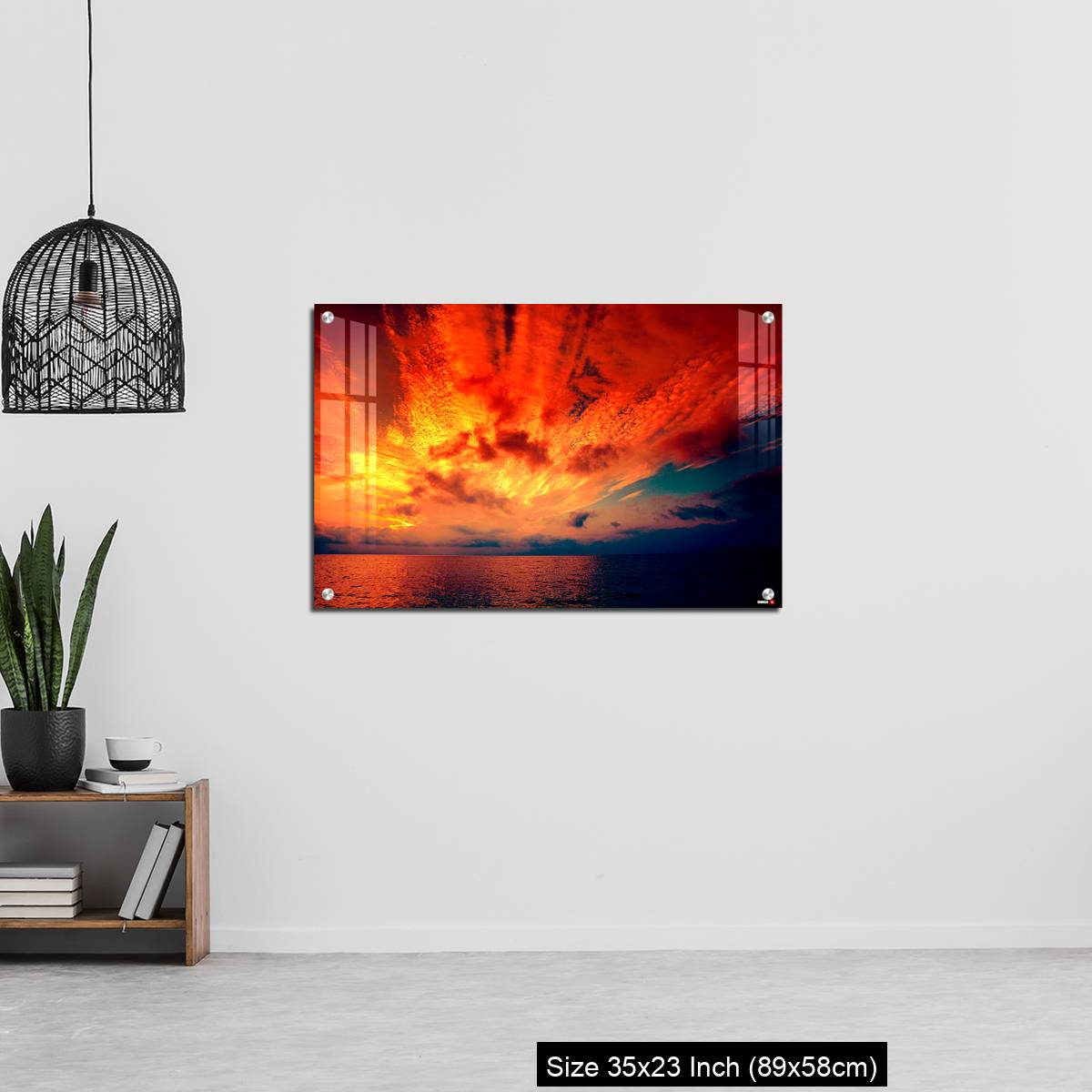 OMGs Acrylic Wall Decor – Early morning, burned sunrise over sea - Image 13