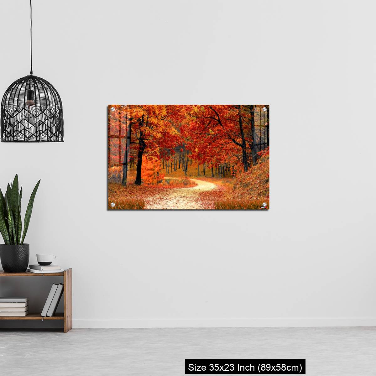 OMGs Acrylic Wall Decor – England-Foggy path in the autumn park - Image 13