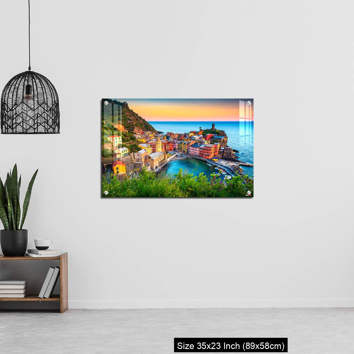 OMGs Acrylic Wall Decor – Famous touristic town of Liguria with beaches and colorful houses - Image 13